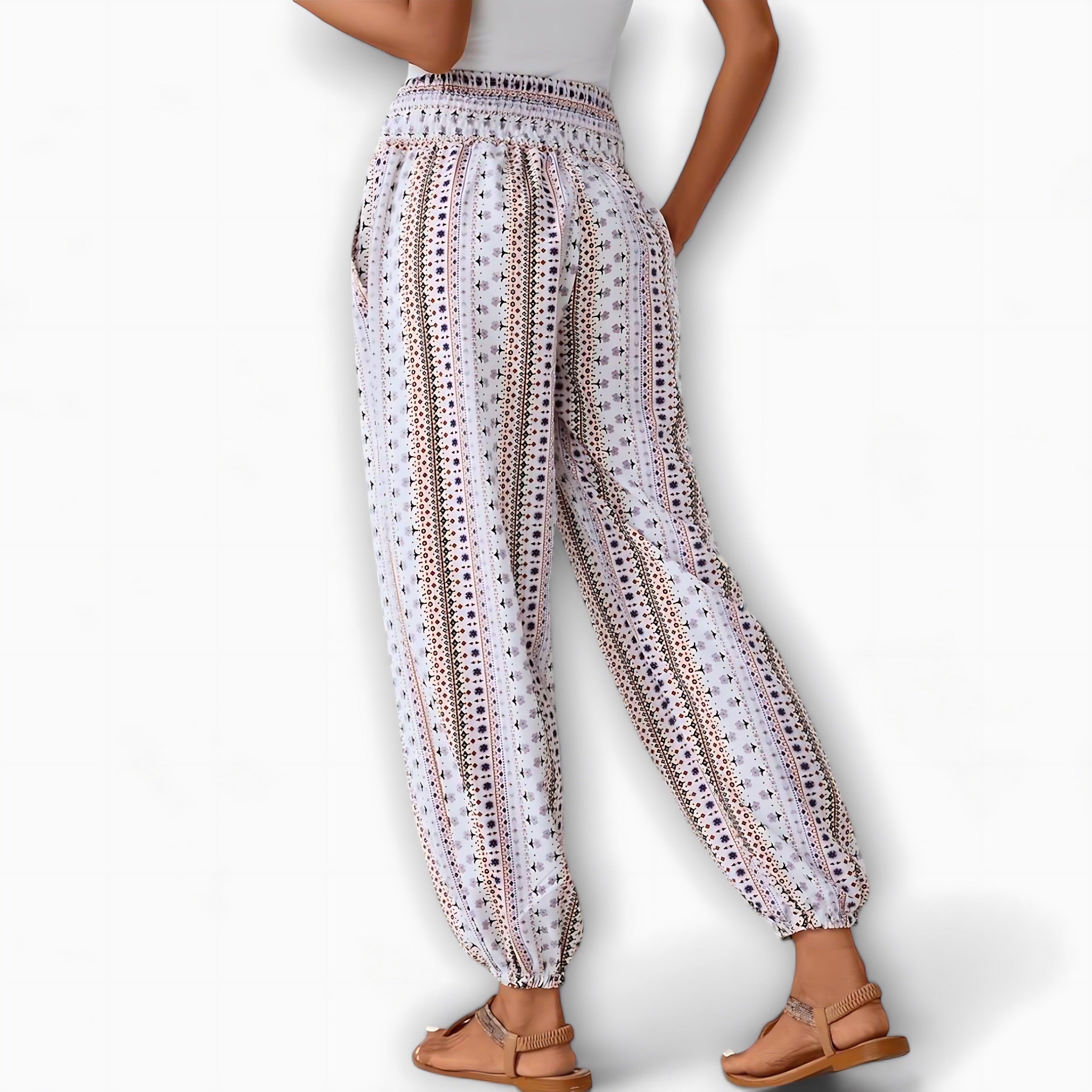Catherine – Boho Print Harem Pants