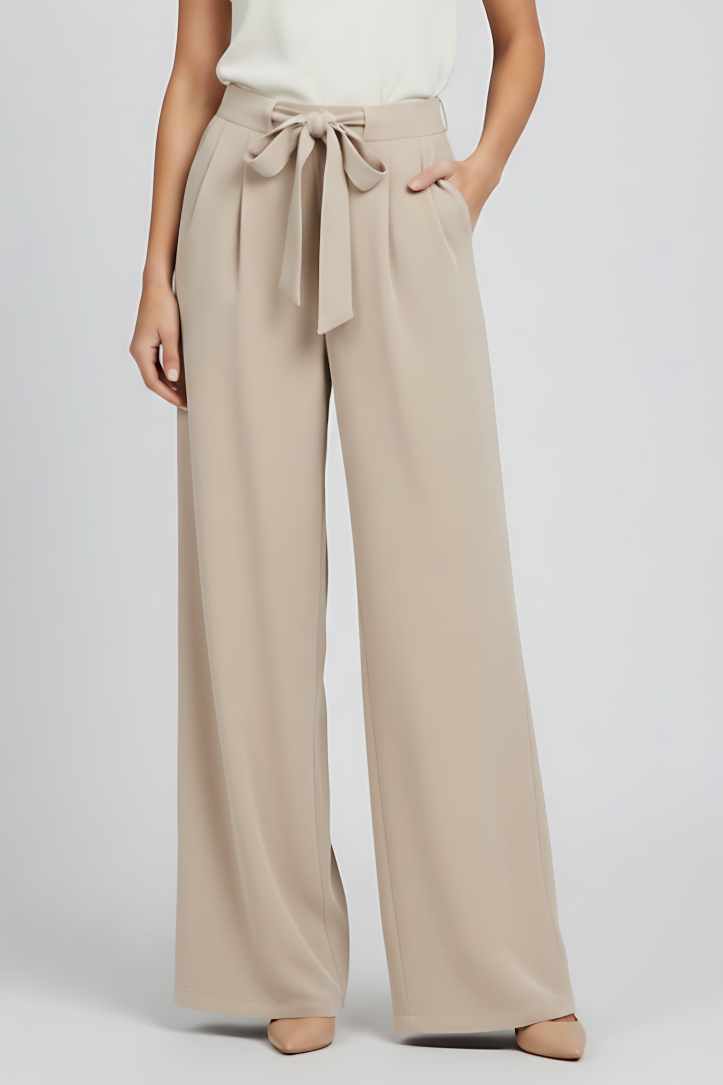 Catherine – High Waist Wide Leg Palazzo Pants