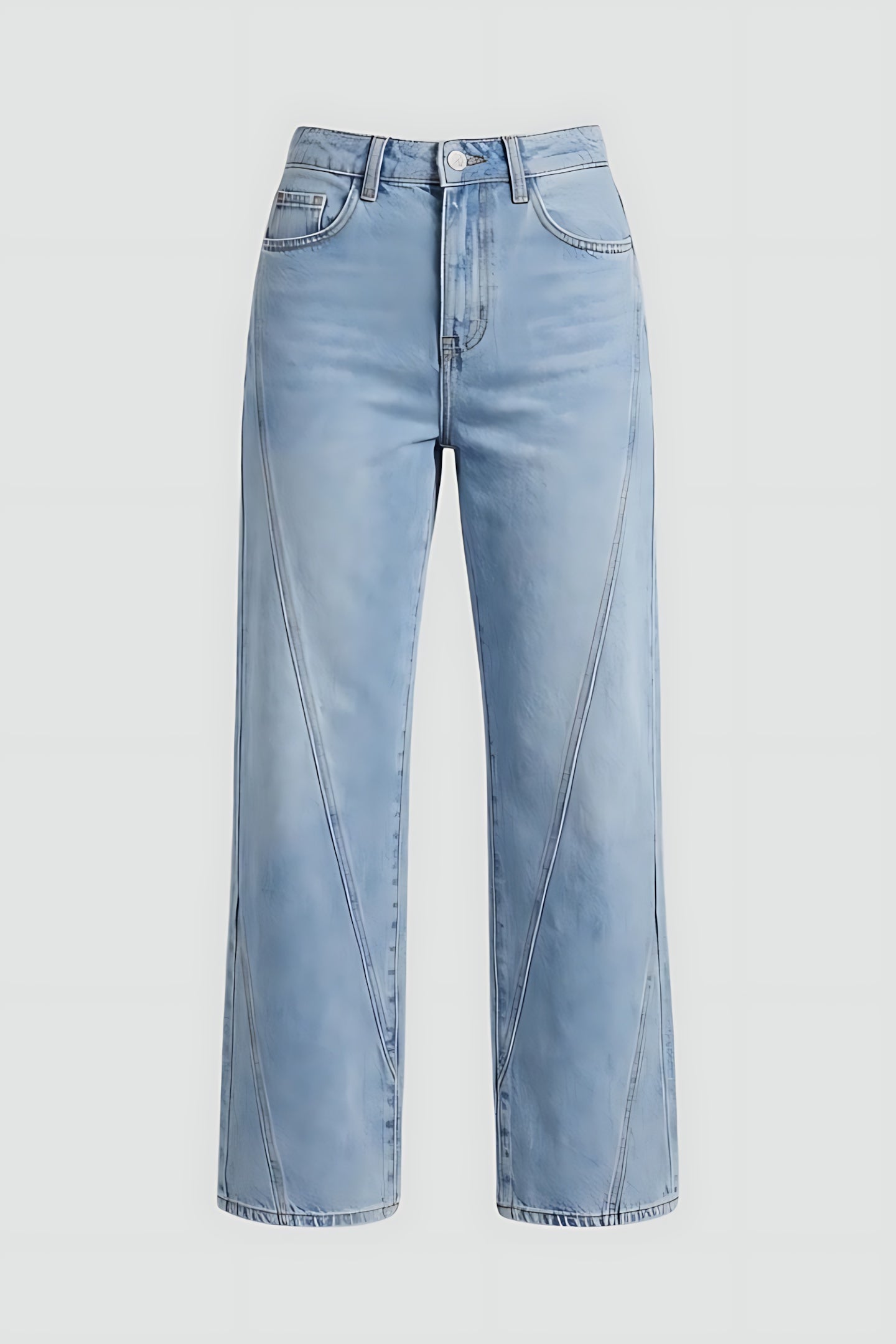 Cecilia – High Waist Straight Leg Jeans
