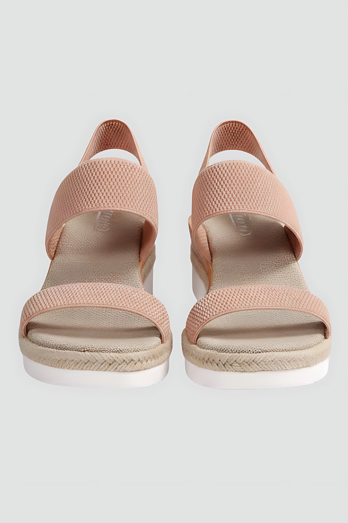 Cecilia – Stretch Knit Double Strap Flat Sandals