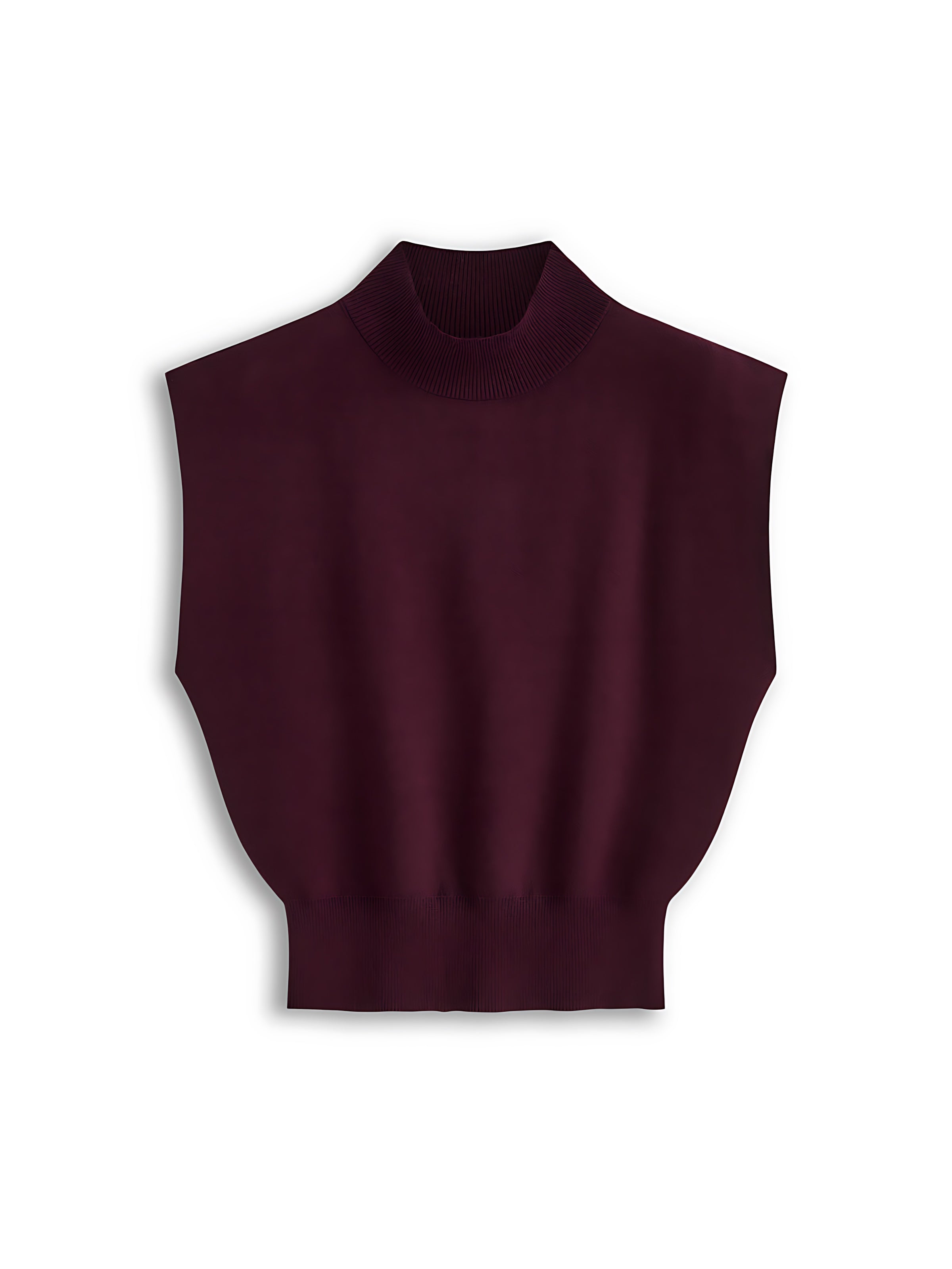Charlie – Mock Neck Knit Top