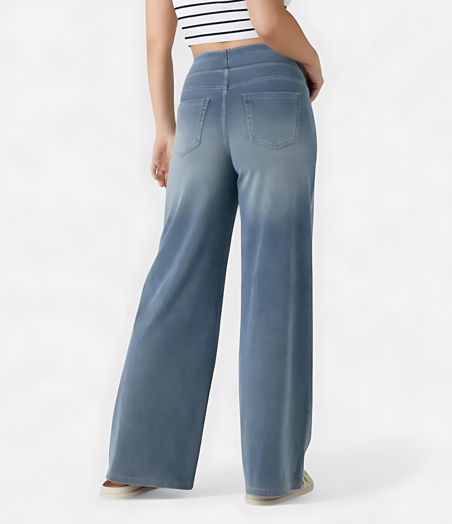 Clara – High Waist Wide Leg Jeans