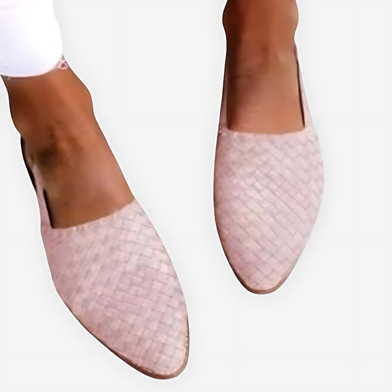 Daniela – Woven Pointed Toe Flats
