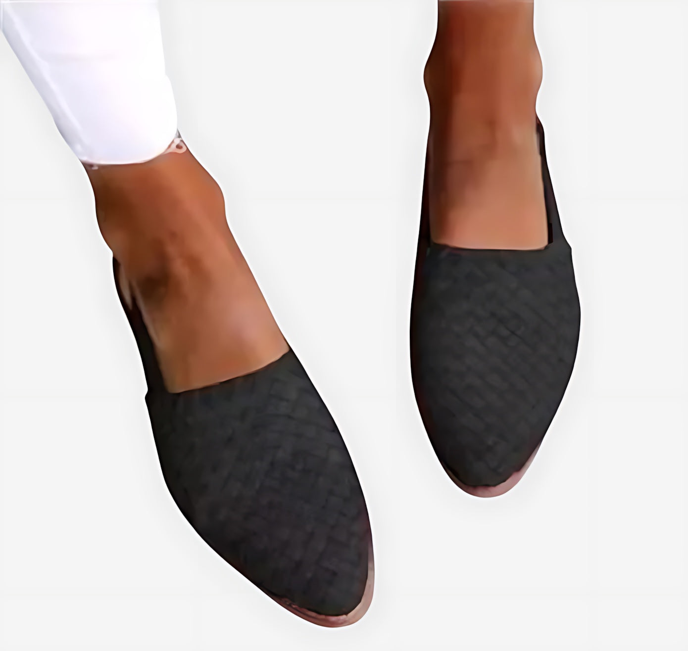 Daniela – Woven Pointed Toe Flats