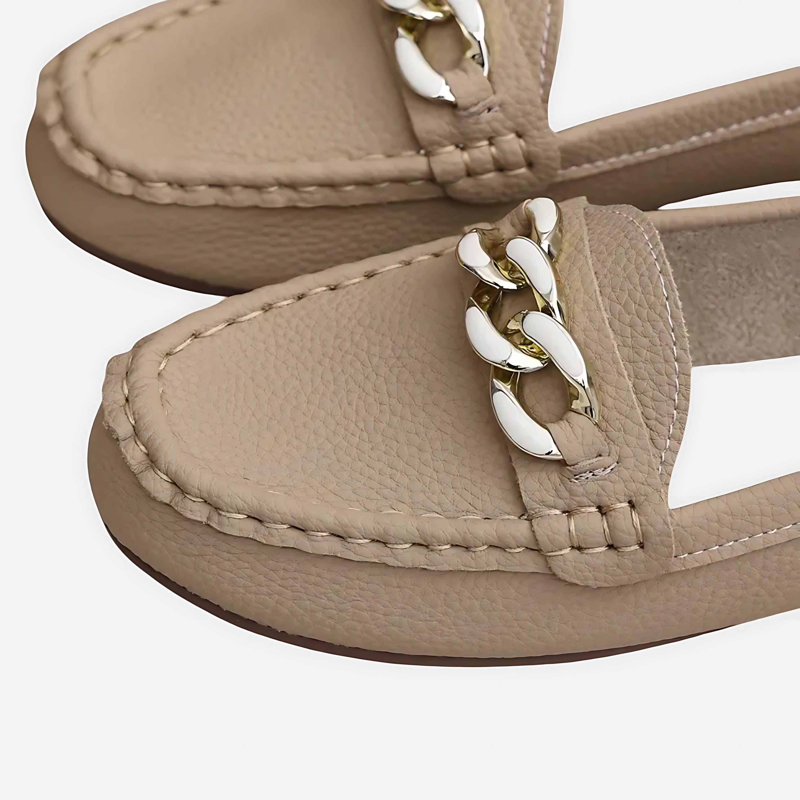 Diana – Chunky Chain Platform Loafers