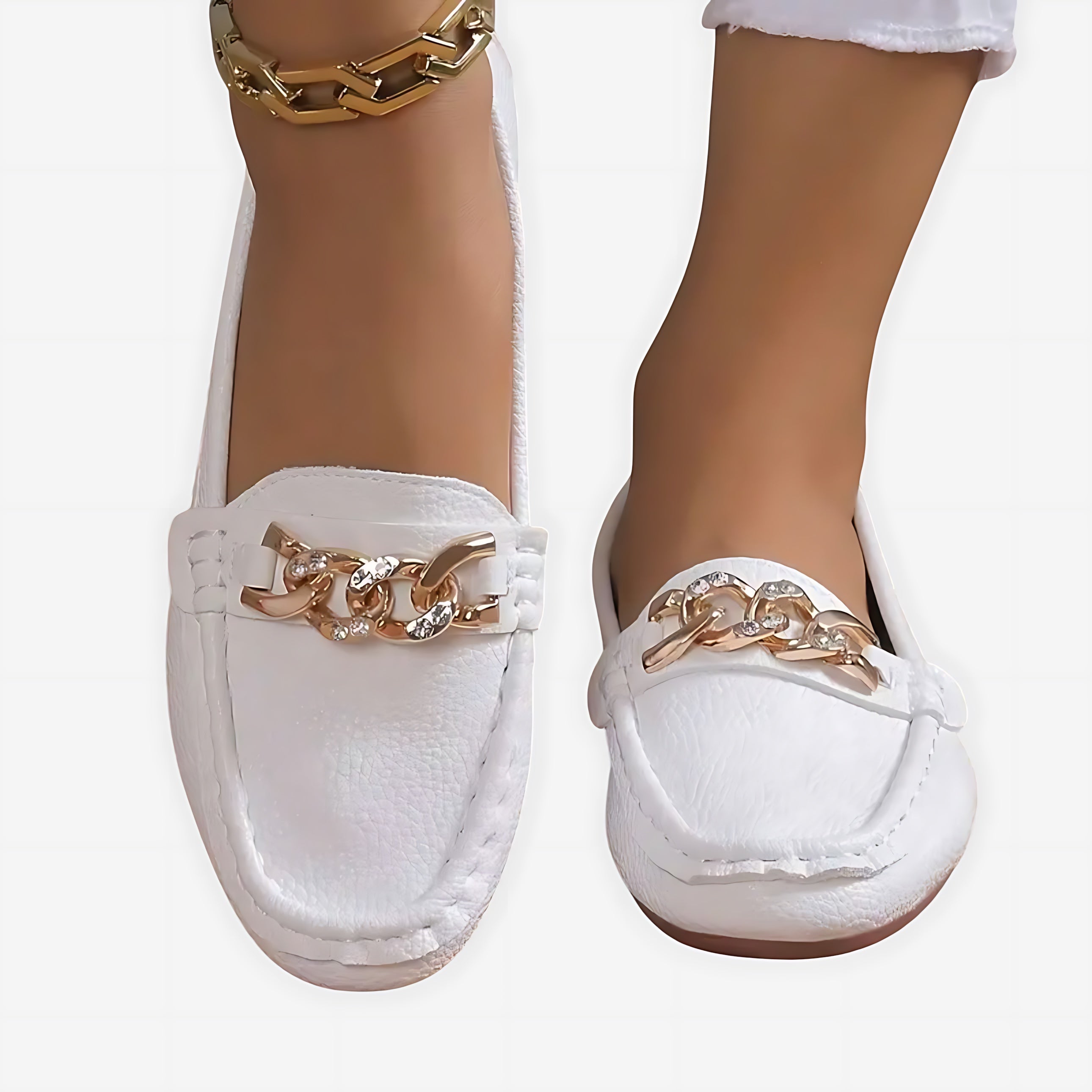 Diana – Chunky Chain Platform Loafers