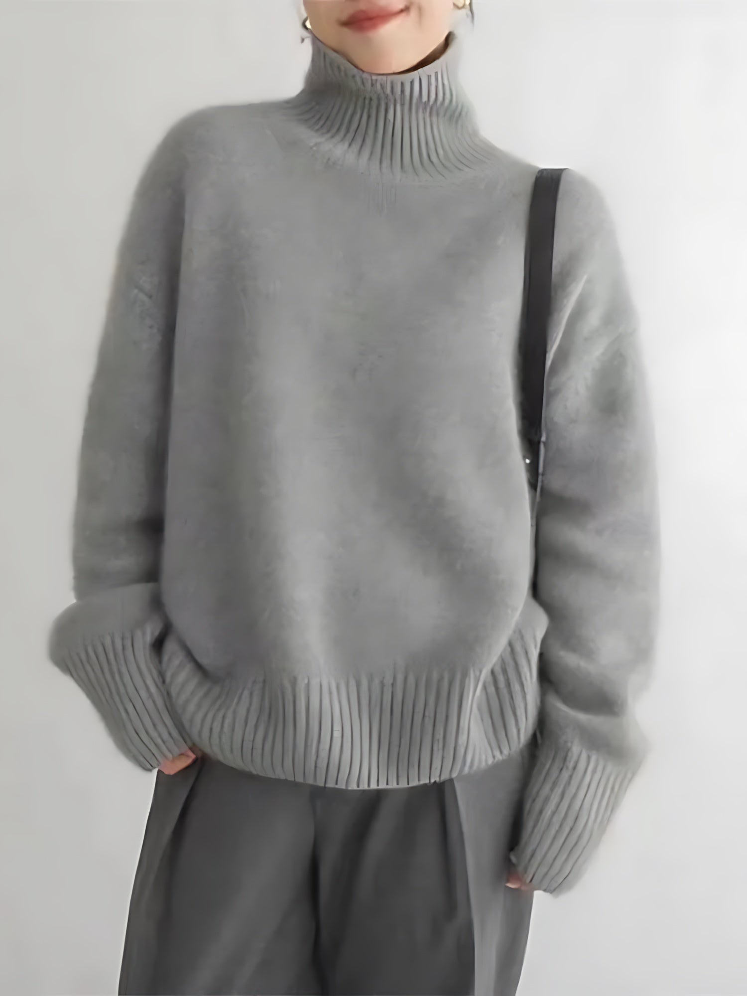Eden – Chunky Turtleneck Knit Sweater