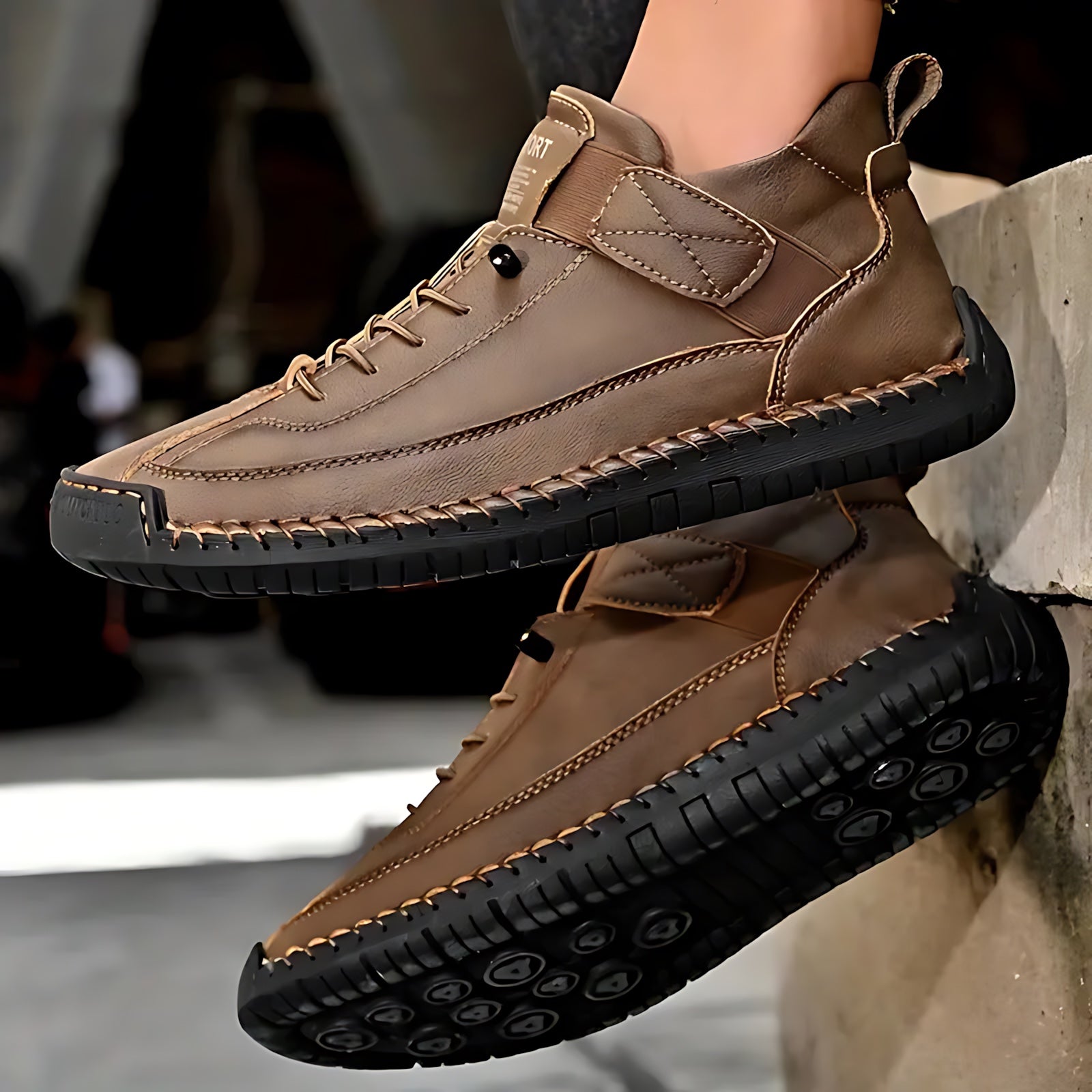 Eden – Suede Lace Up Walking Sneakers