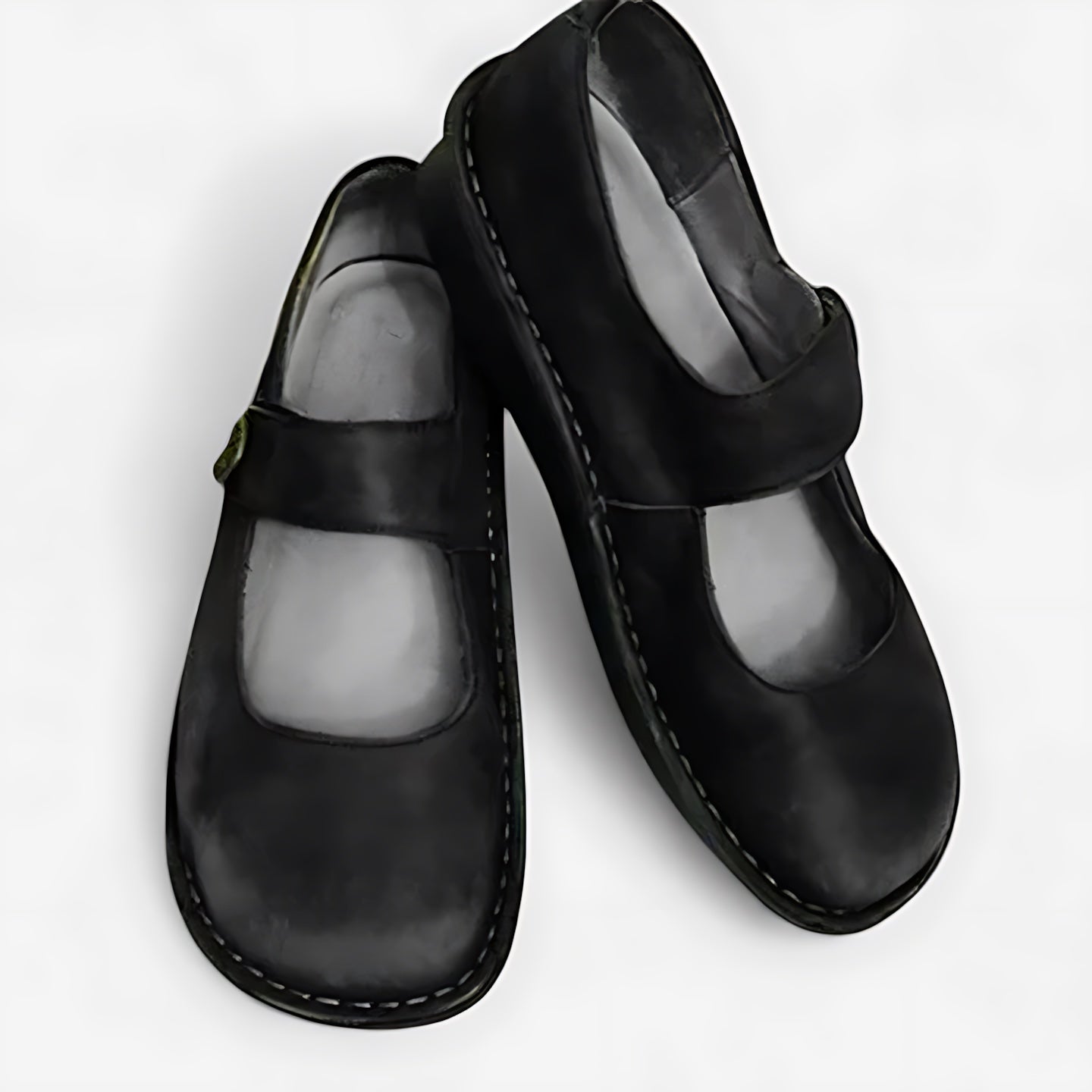 Elise – Suede Chunky Sole Mary Jane Shoes