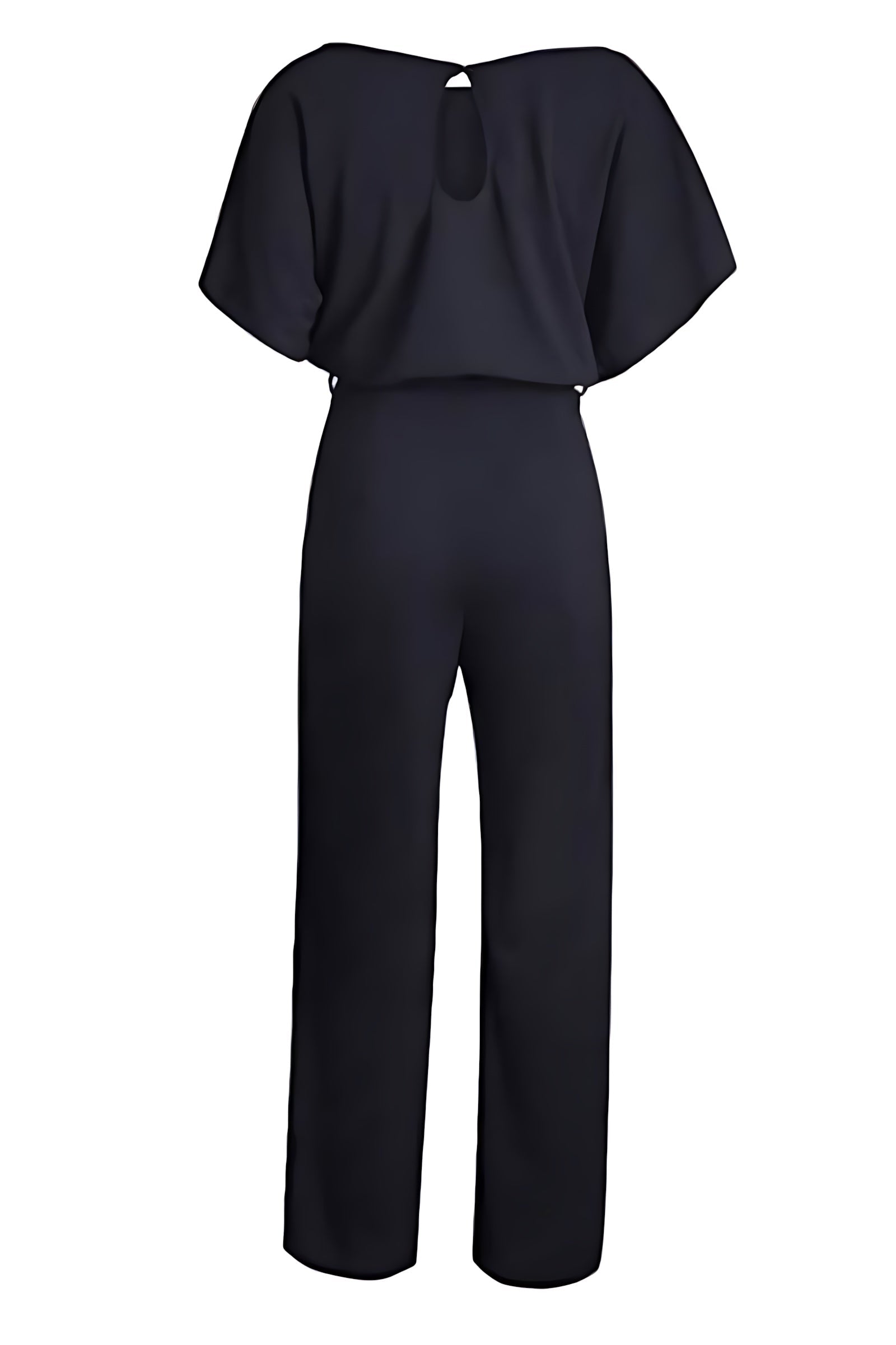 Eliza – Batwing Sleeve Formal Wide Leg Jumpsuit