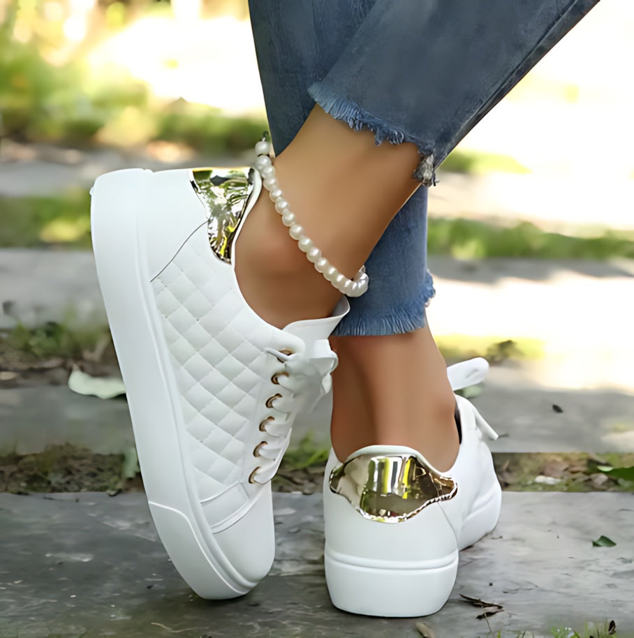 Emilia – Platform Lace Up Low Top Sneakers