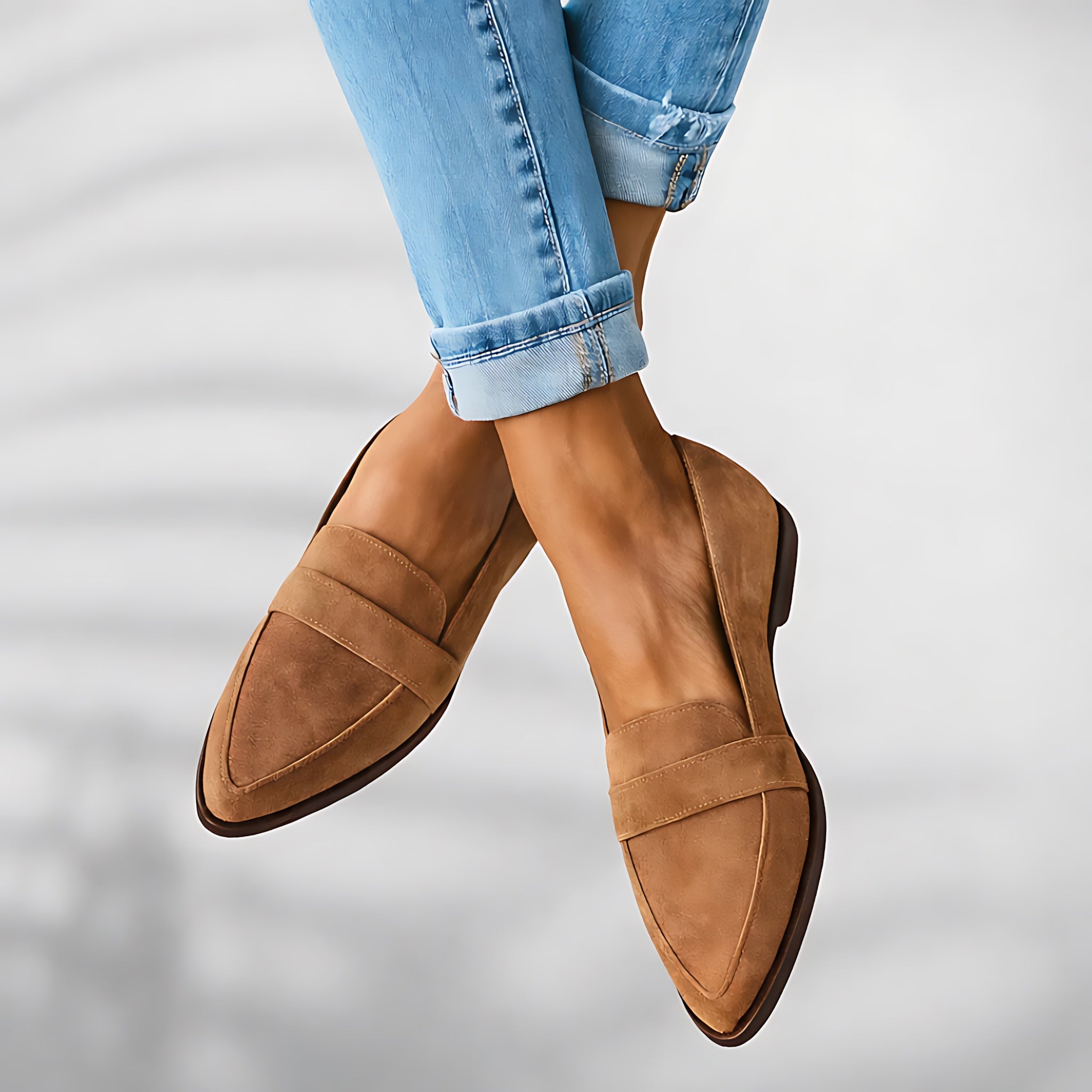 Emilia – Pointed Toe Penny Loafers
