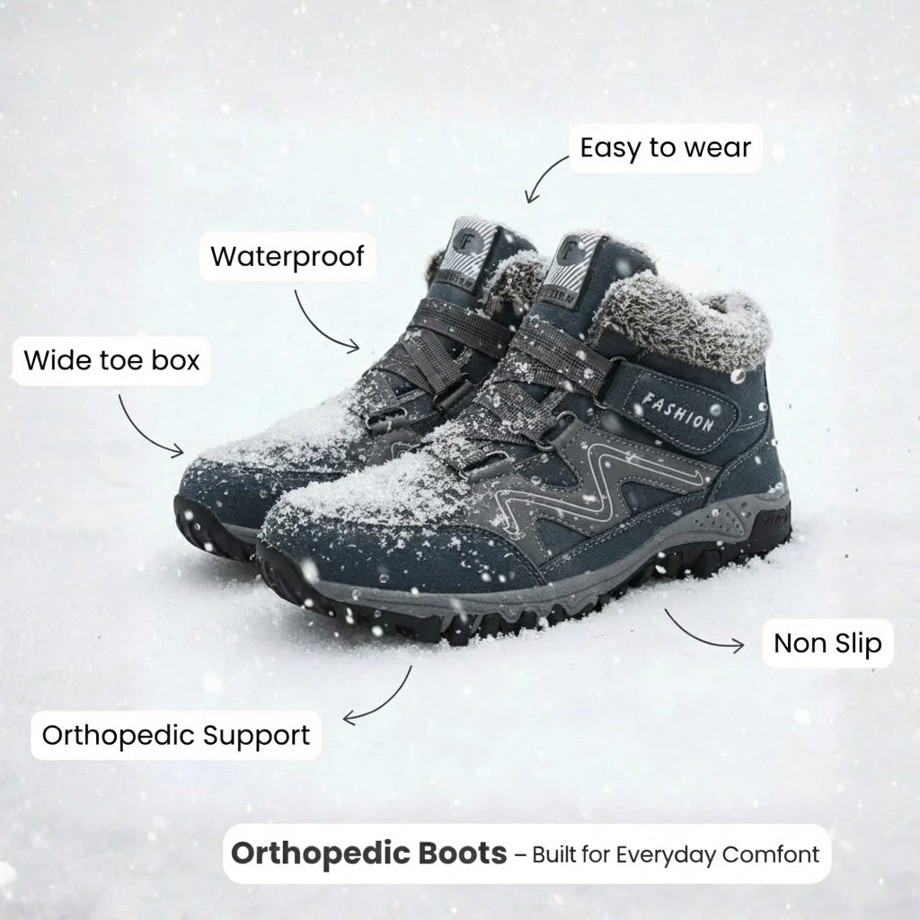 Norah – Lace Up Winter Hiking Boots