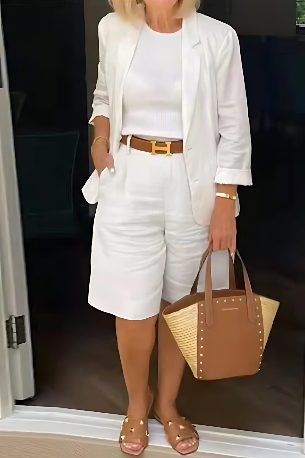 Felicity – Blazer and Bermuda Shorts Suit Set