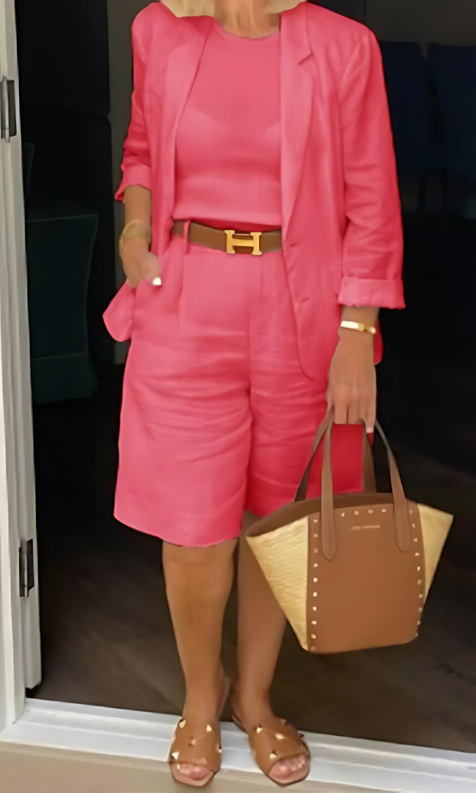 Felicity – Blazer and Bermuda Shorts Suit Set