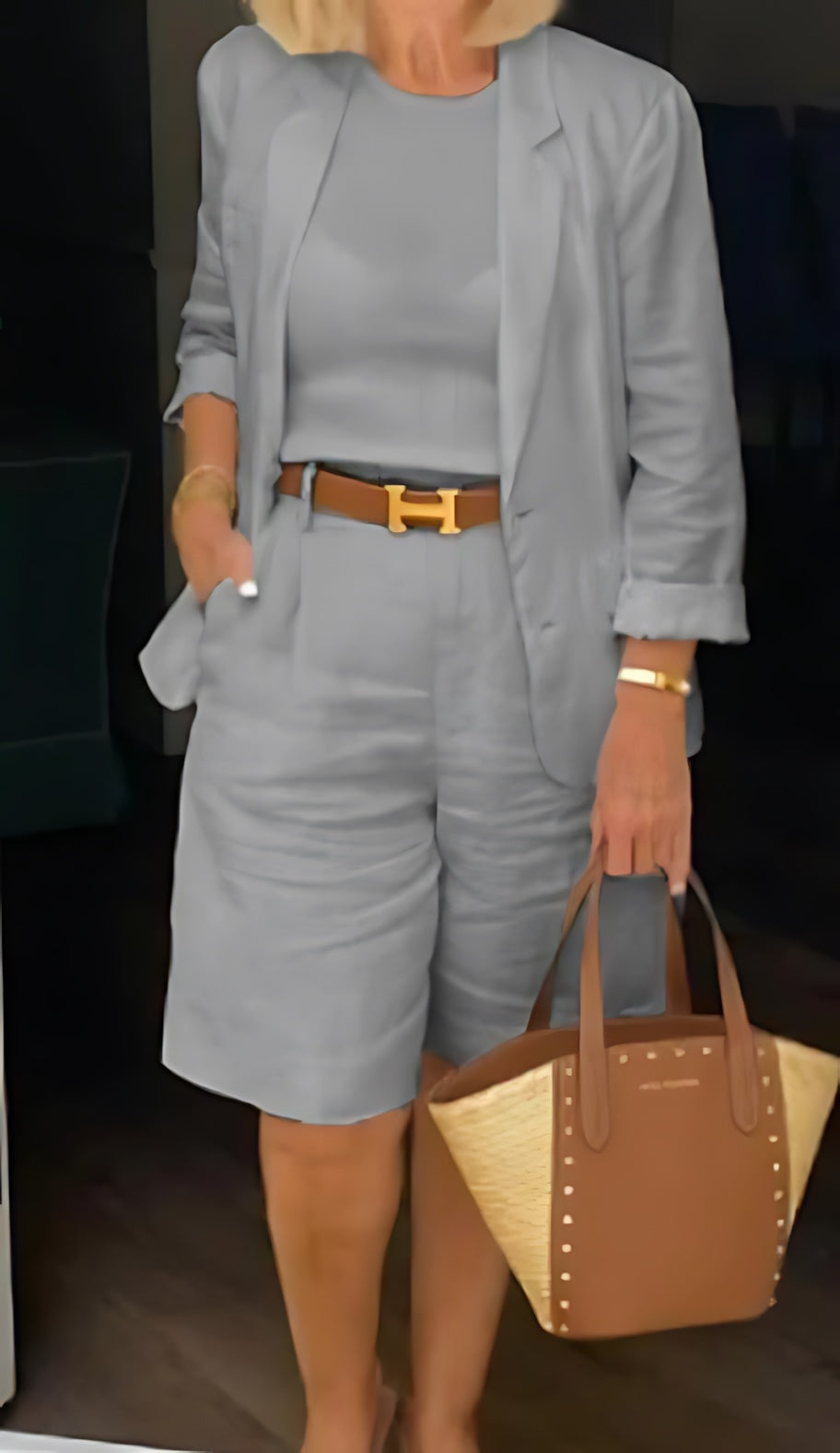 Felicity – Blazer and Bermuda Shorts Suit Set