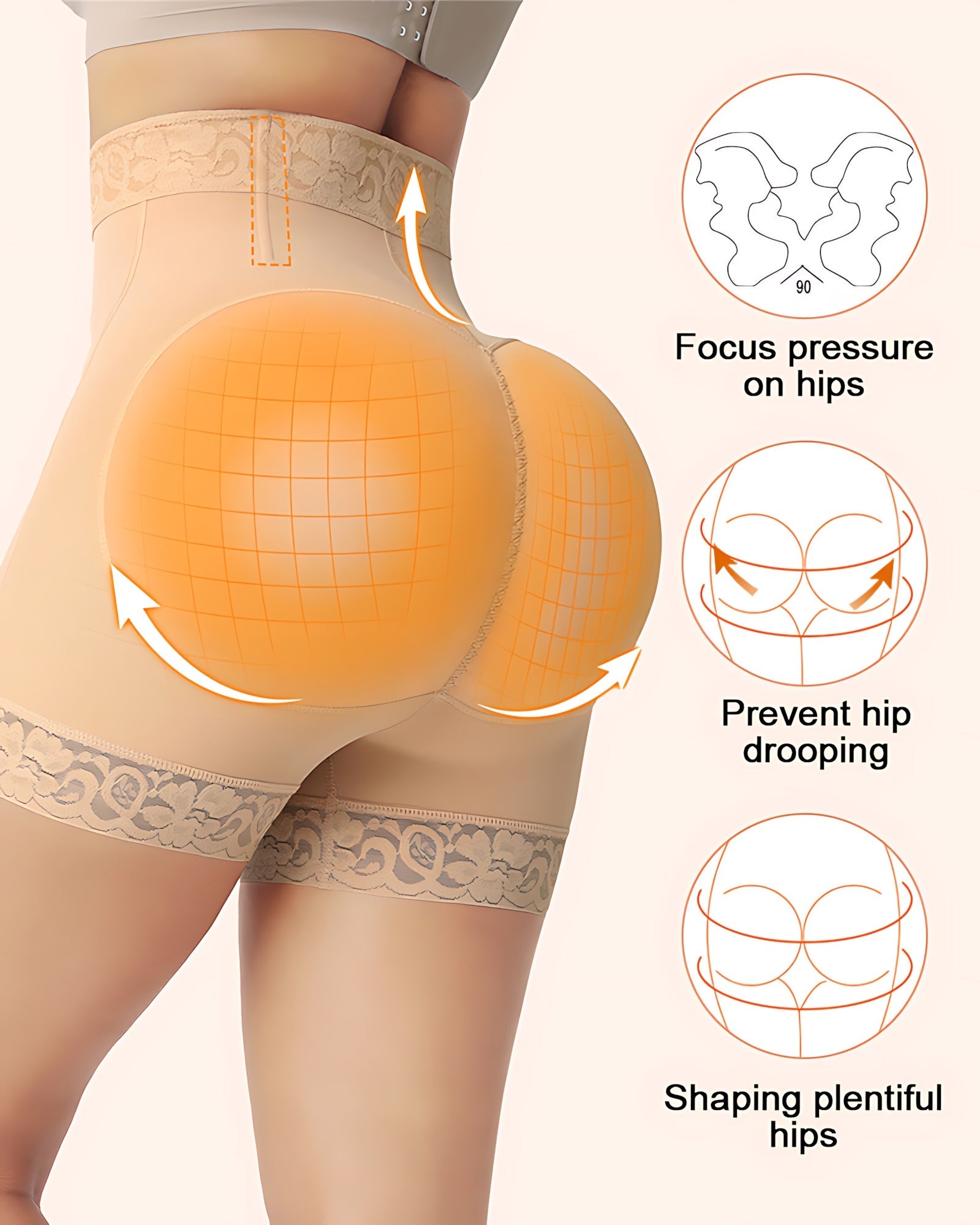 Fiona – High Waist Tummy Control Shapewear Shorts