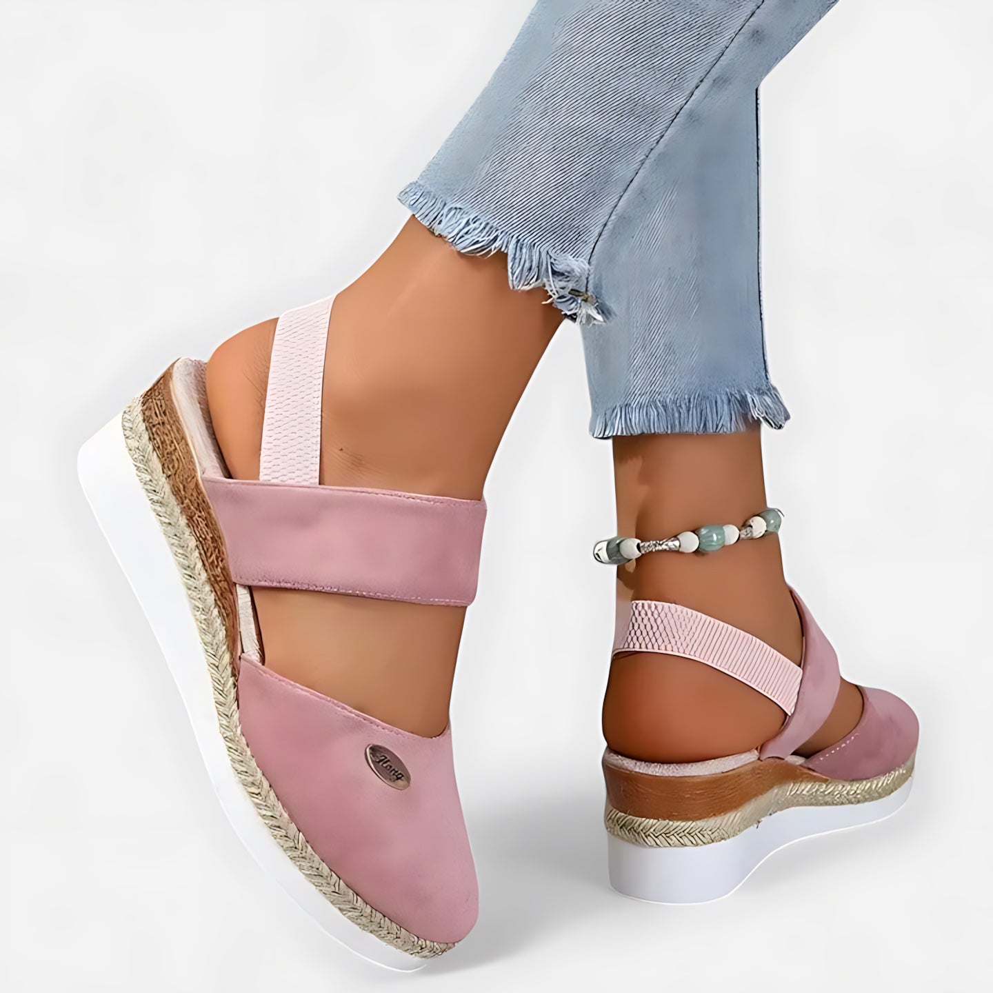 Florence – Closed Toe Slingback Espadrille Flats