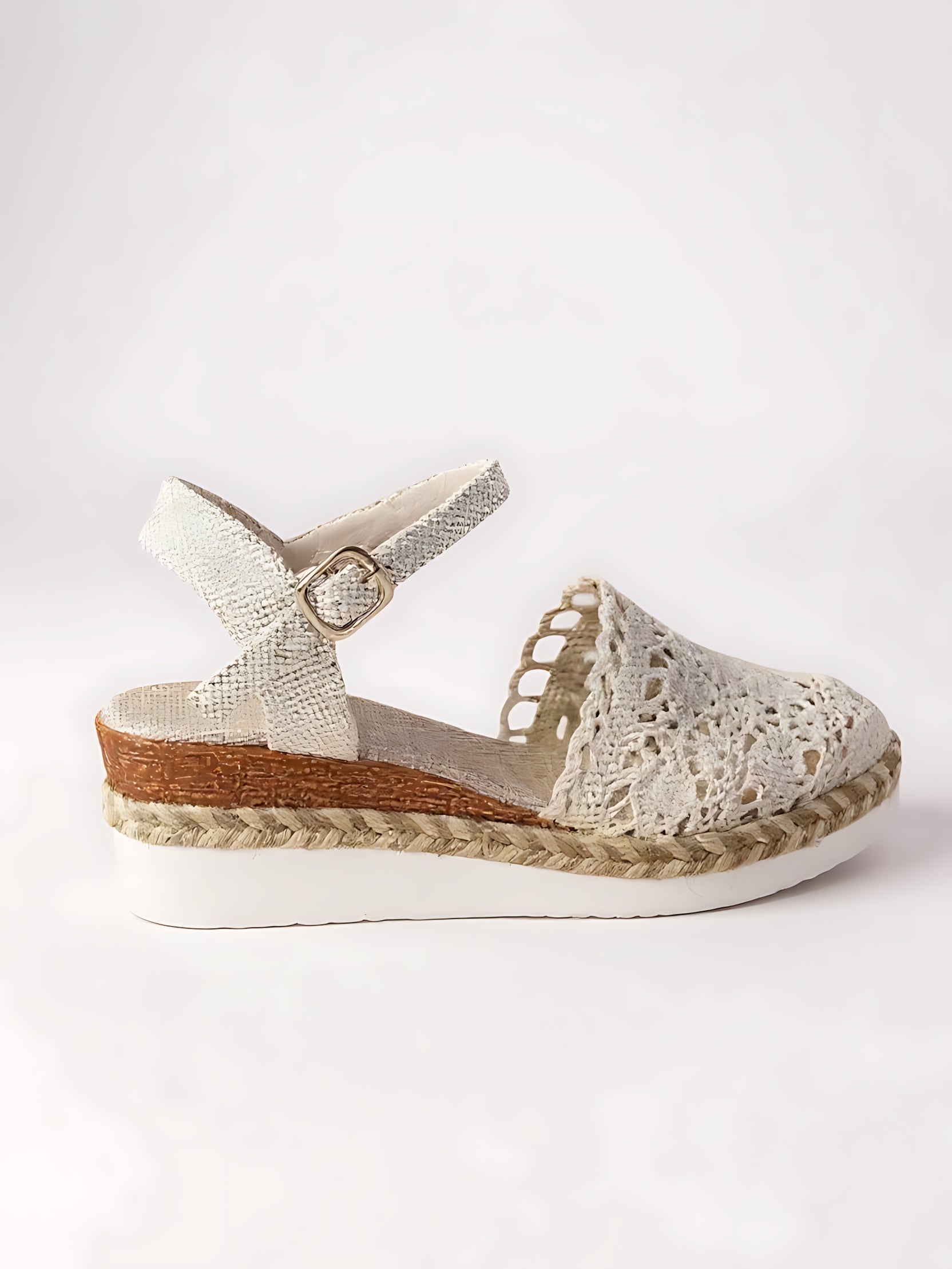 Frances – Woven Closed Toe Fisherman Sandals