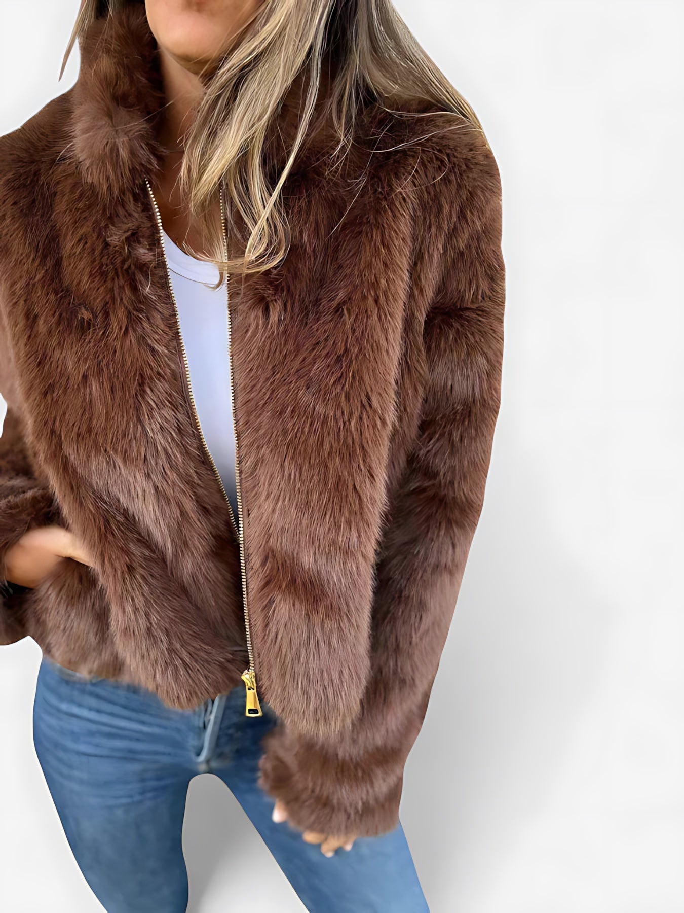 Gemma – Teddy Faux Fur Jacket