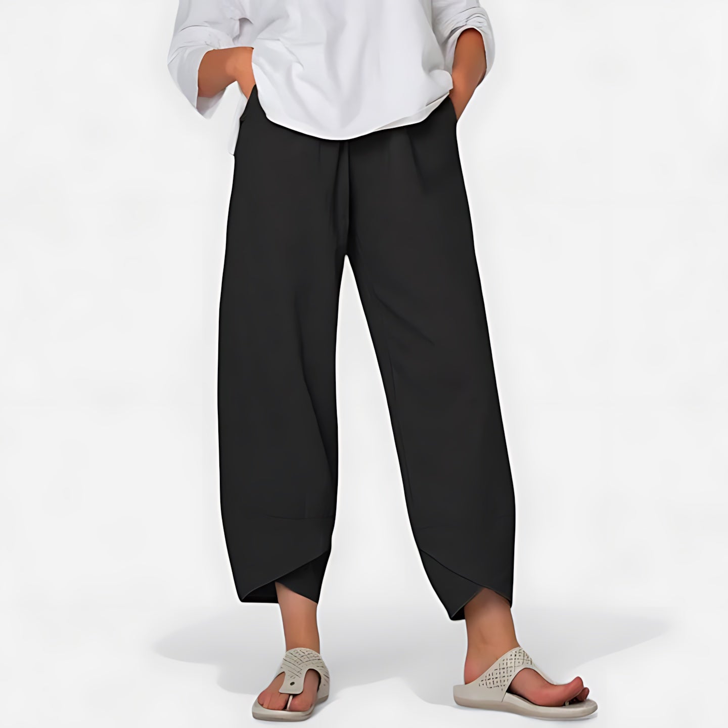 Genesis – Cropped Tapered Harem Pants