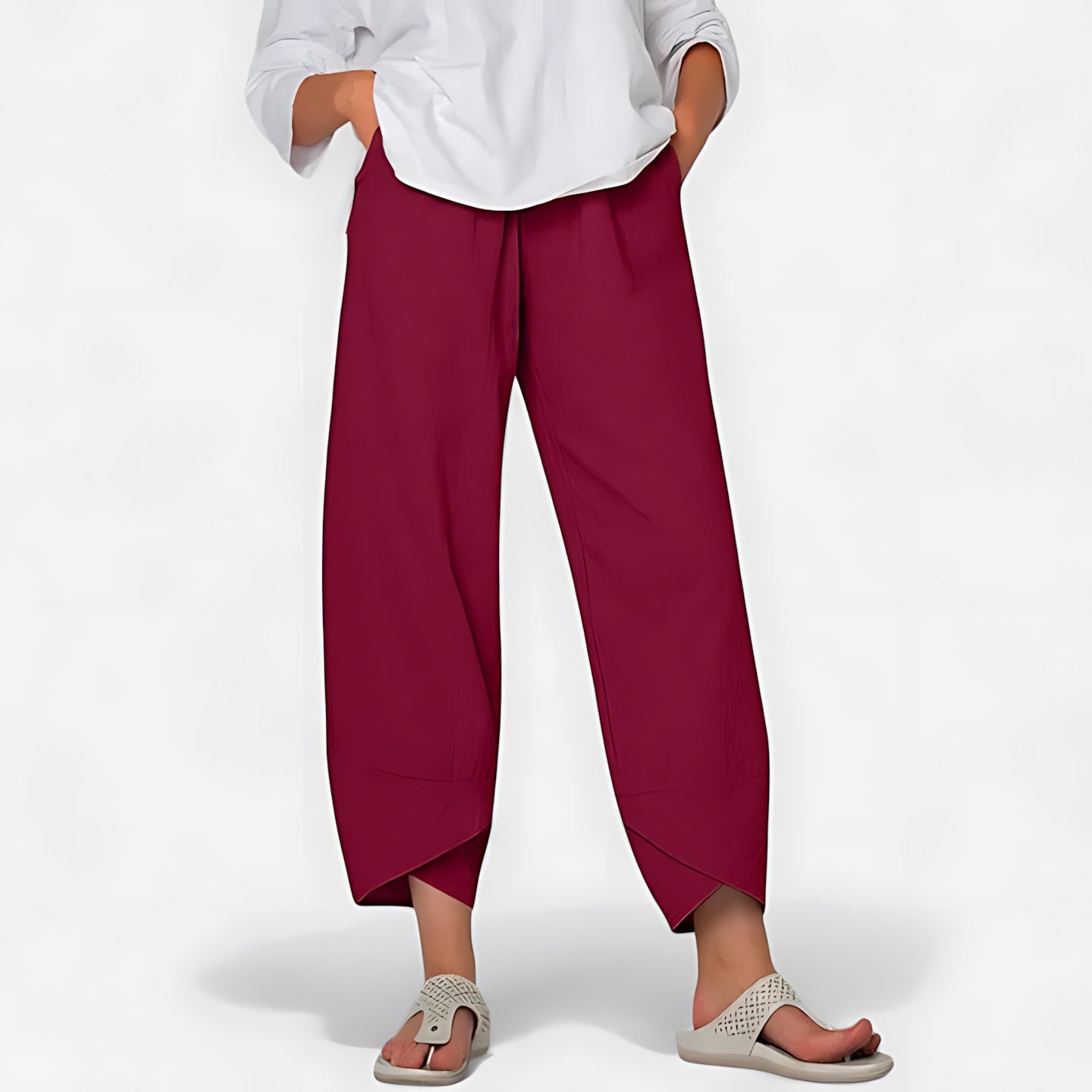 Genesis – Cropped Tapered Harem Pants