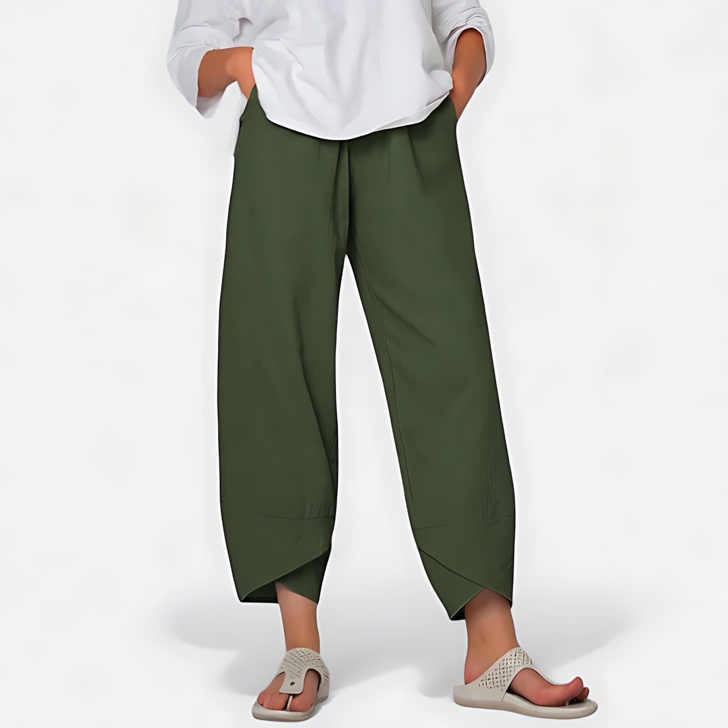 Genesis – Cropped Tapered Harem Pants