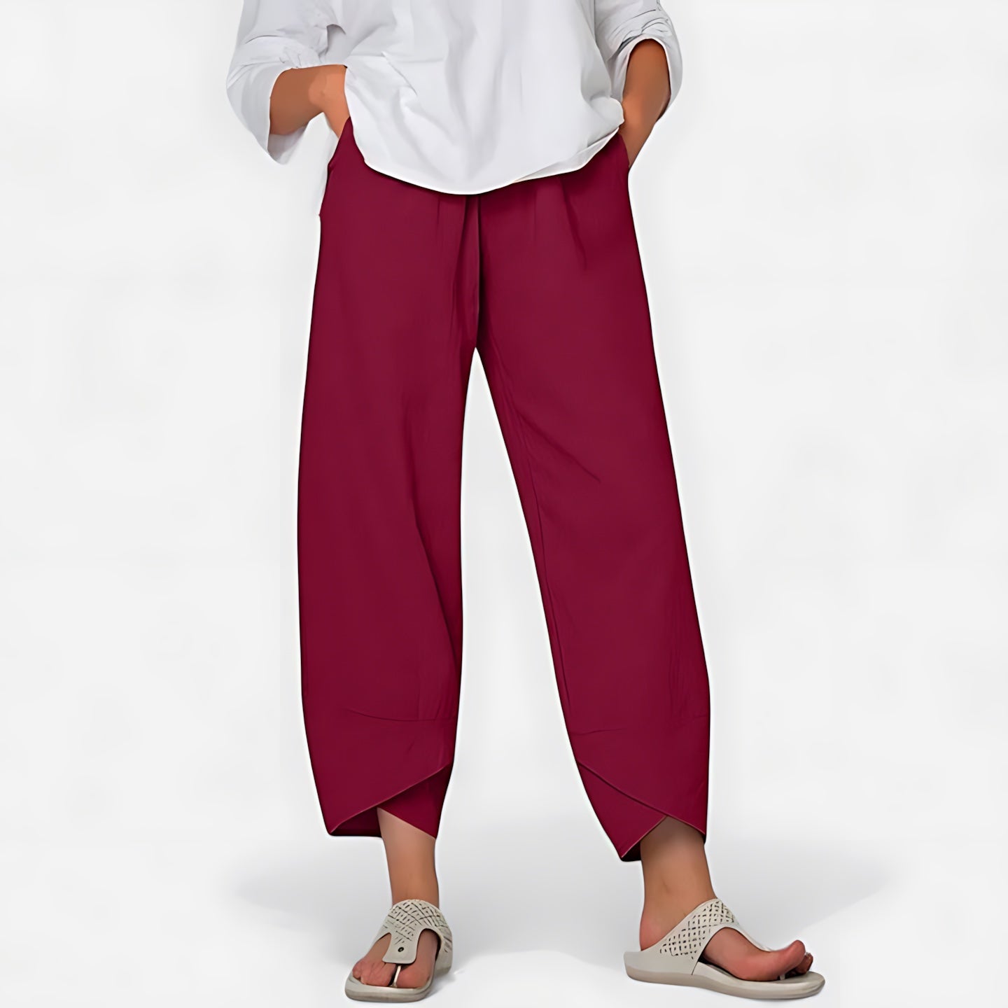 Genesis – Cropped Tapered Harem Pants