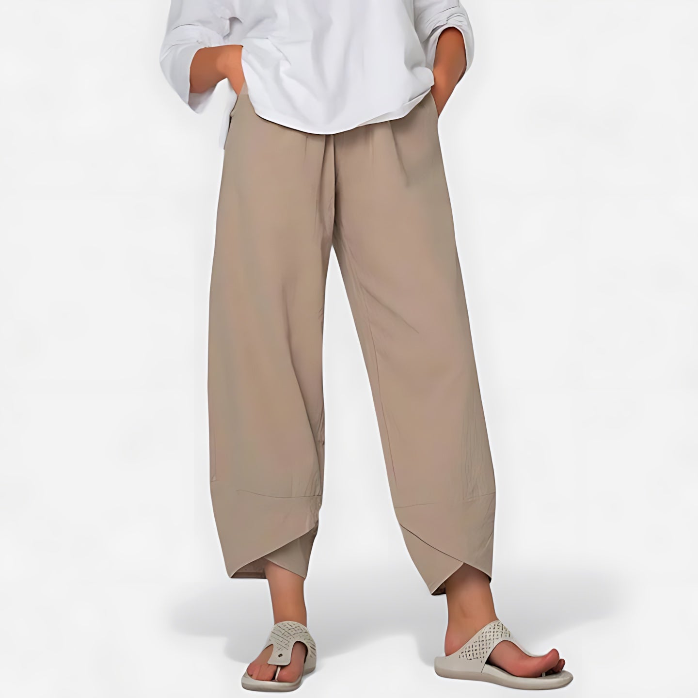 Genesis – Cropped Tapered Harem Pants
