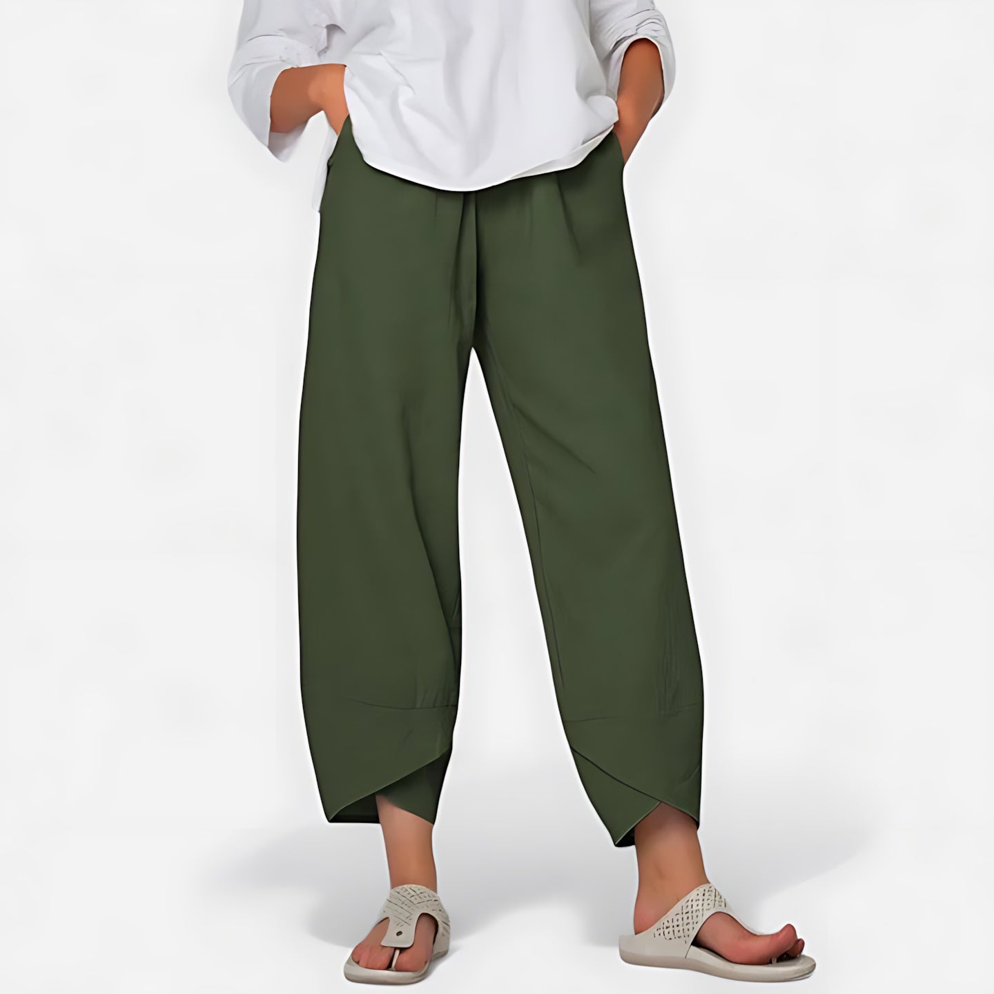 Genesis – Cropped Tapered Harem Pants
