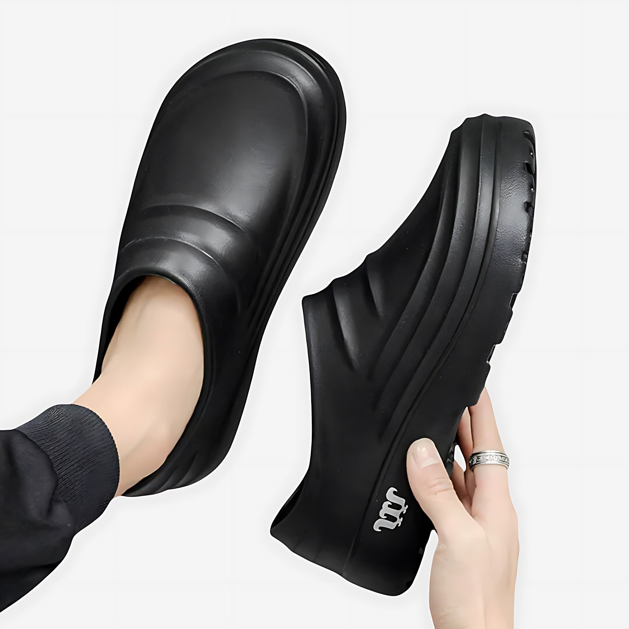 Genesis – Rubber Slip On Wedge Clogs