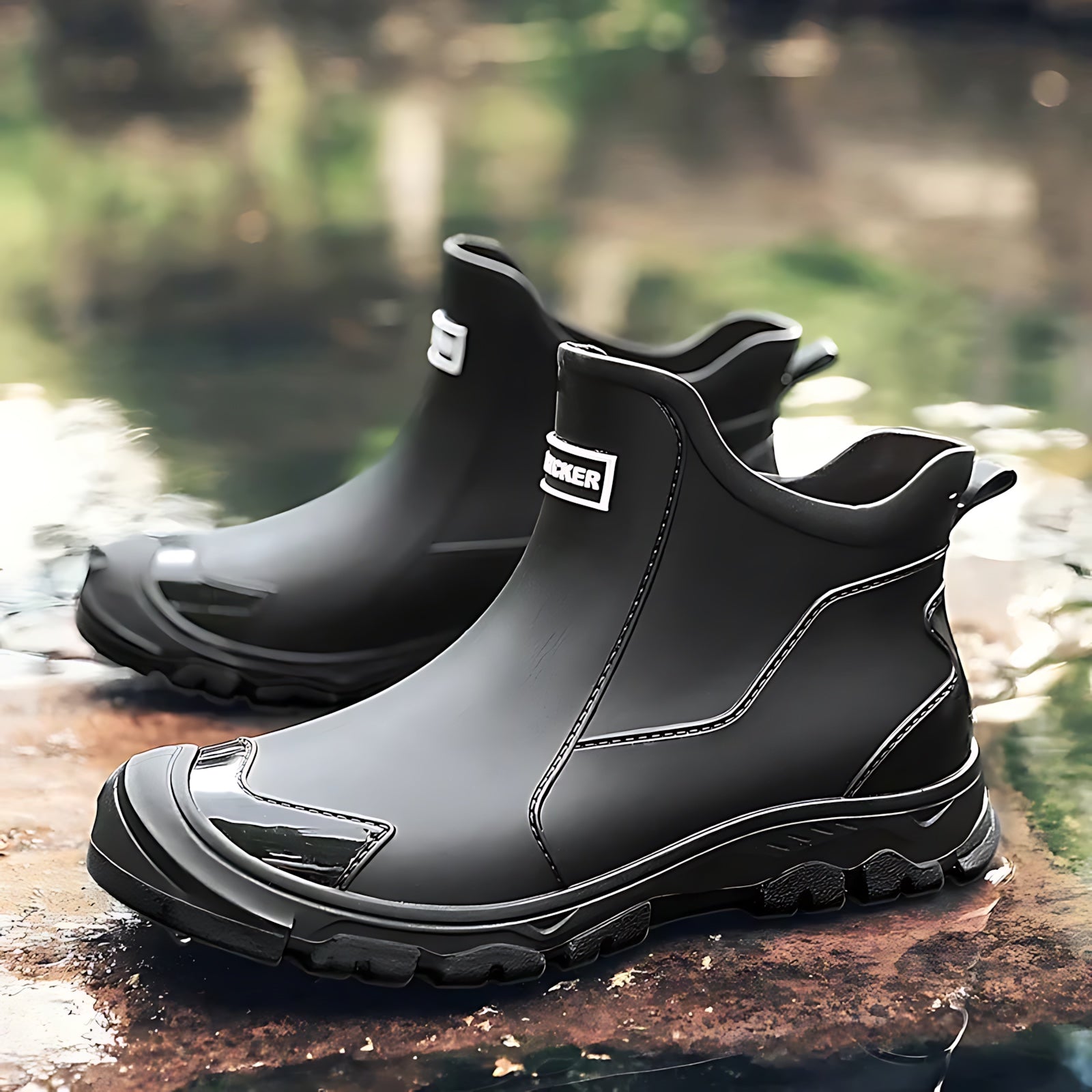 Georgia – Rubber Ankle Rain Boots