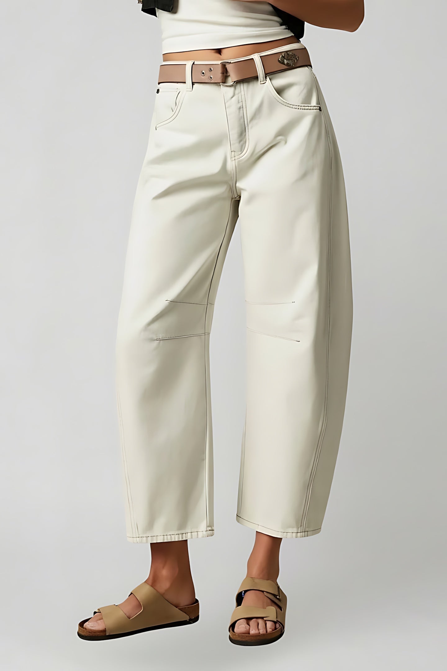 Grace – High Waist Slim Straight Leg Jeans