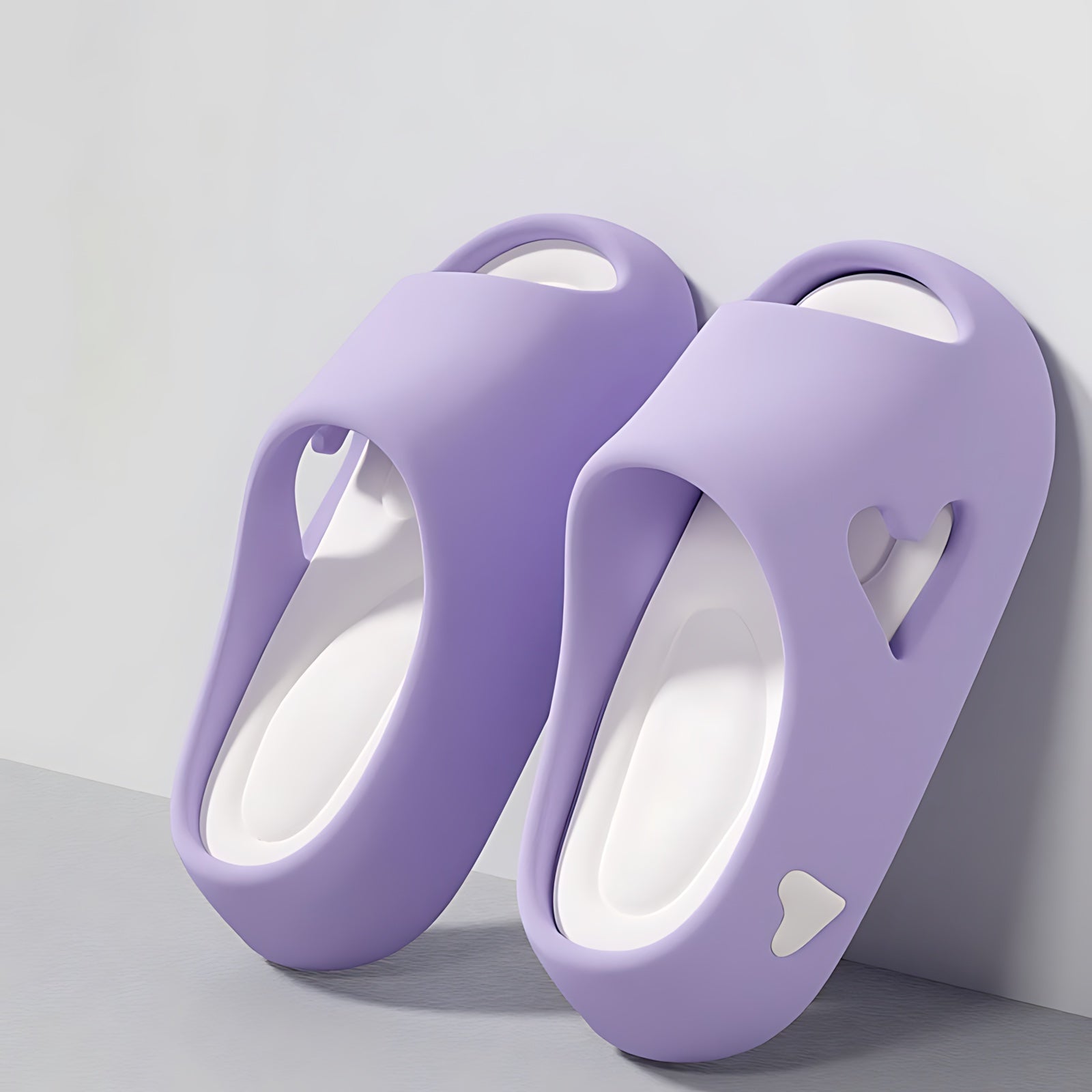 Harper – Heart Cutout Slide Sandals
