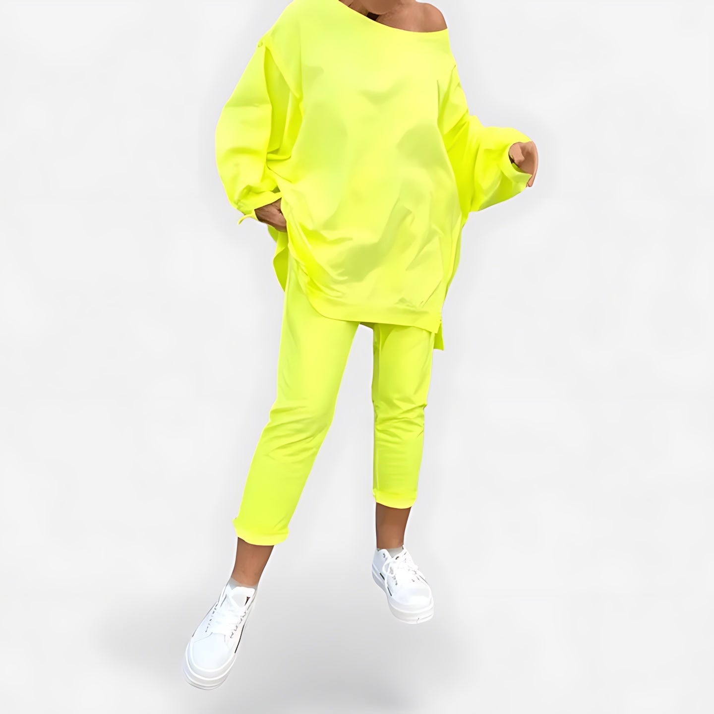 Harper – Oversized T Shirt And Joggers Lounge Set