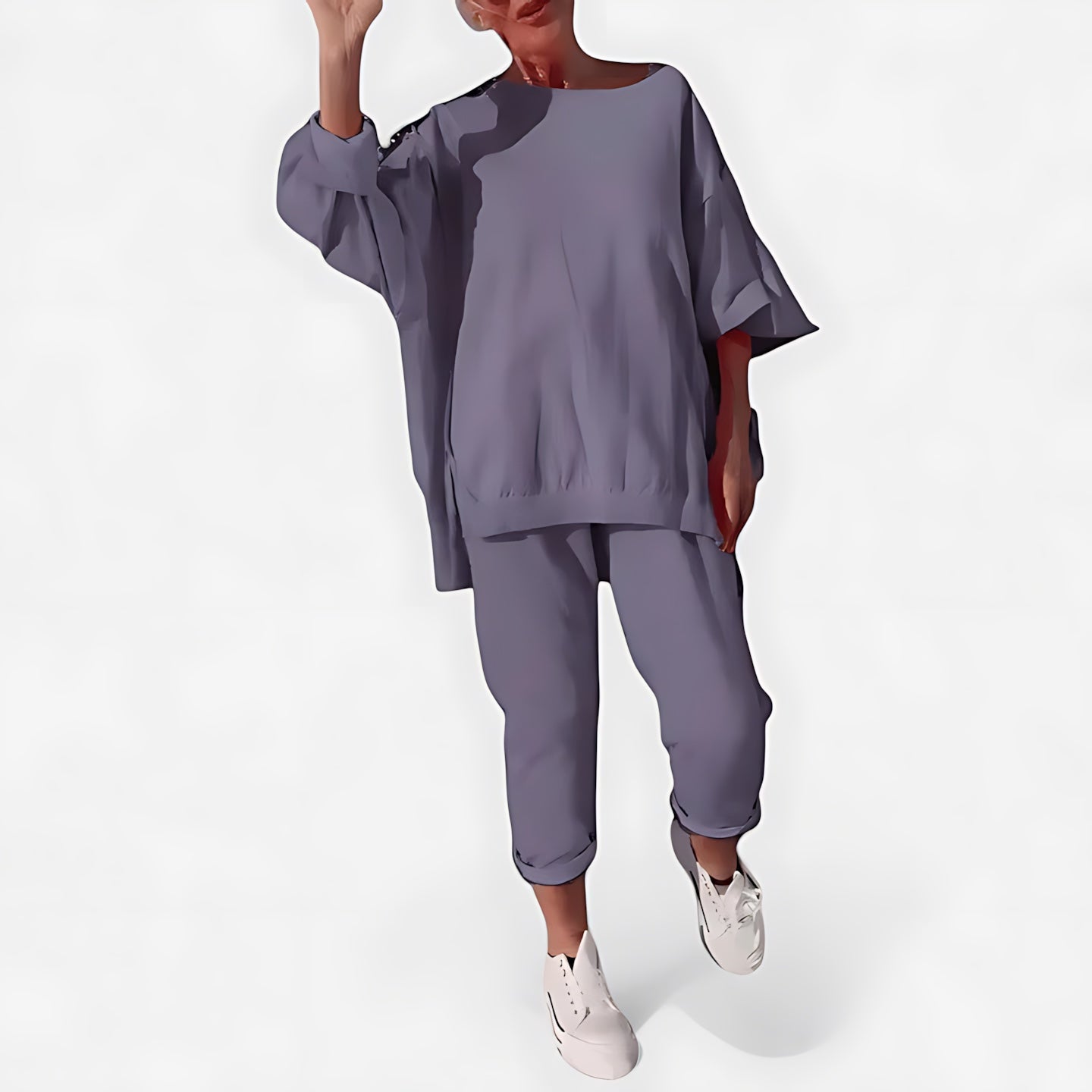 Harper – Oversized T Shirt And Joggers Lounge Set