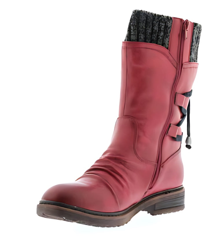 Imogen – Suede Mid Calf Winter Boots