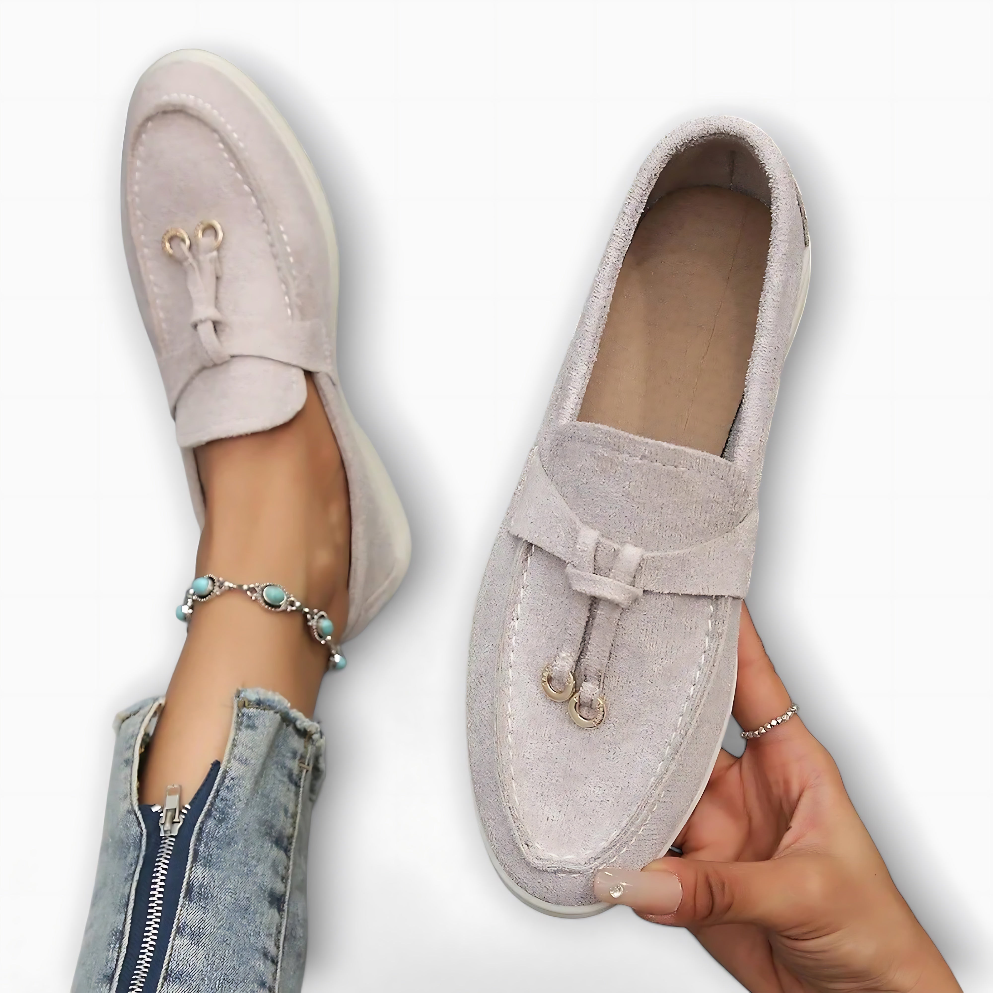 Imogen – Suede Tassel Loafers