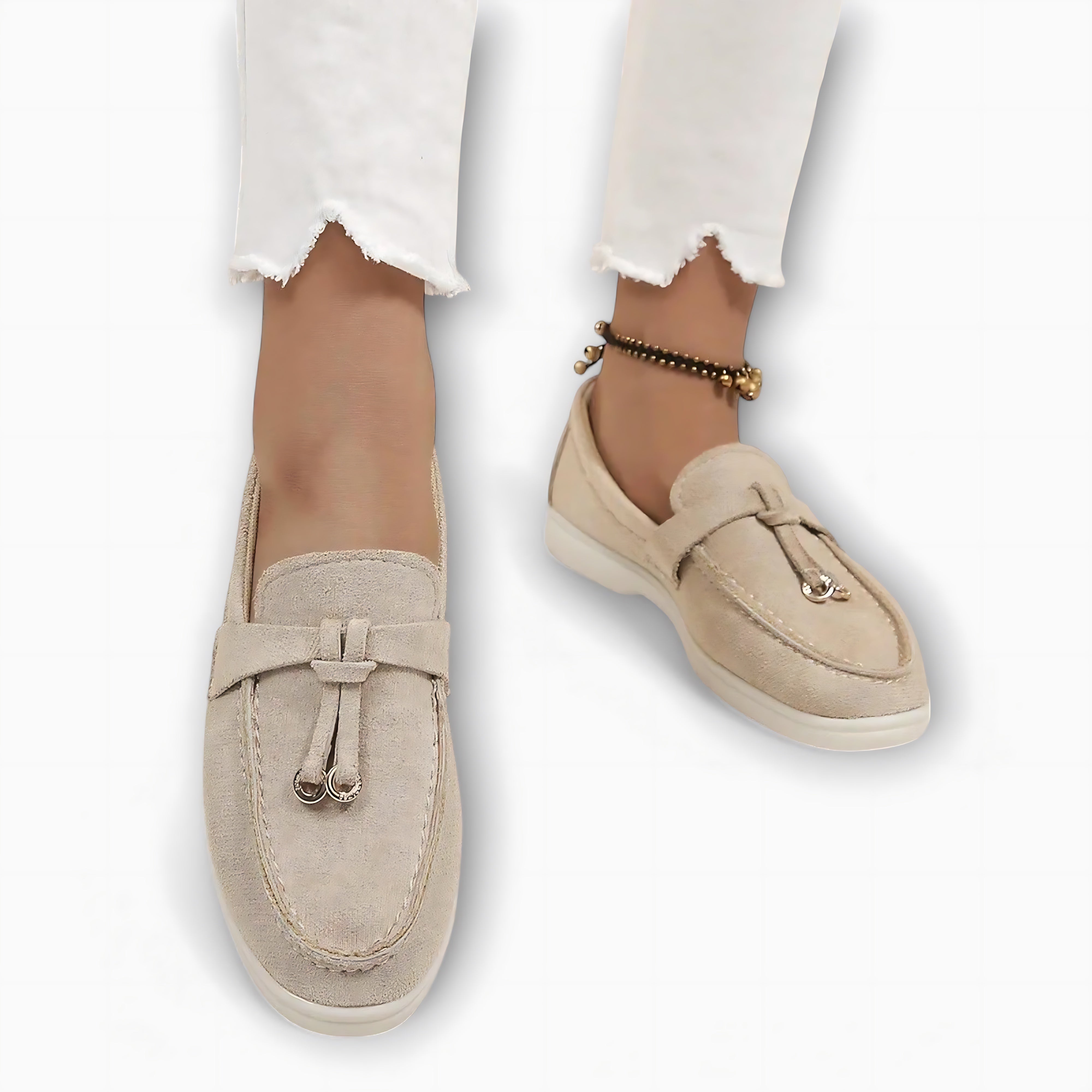Imogen – Suede Tassel Loafers