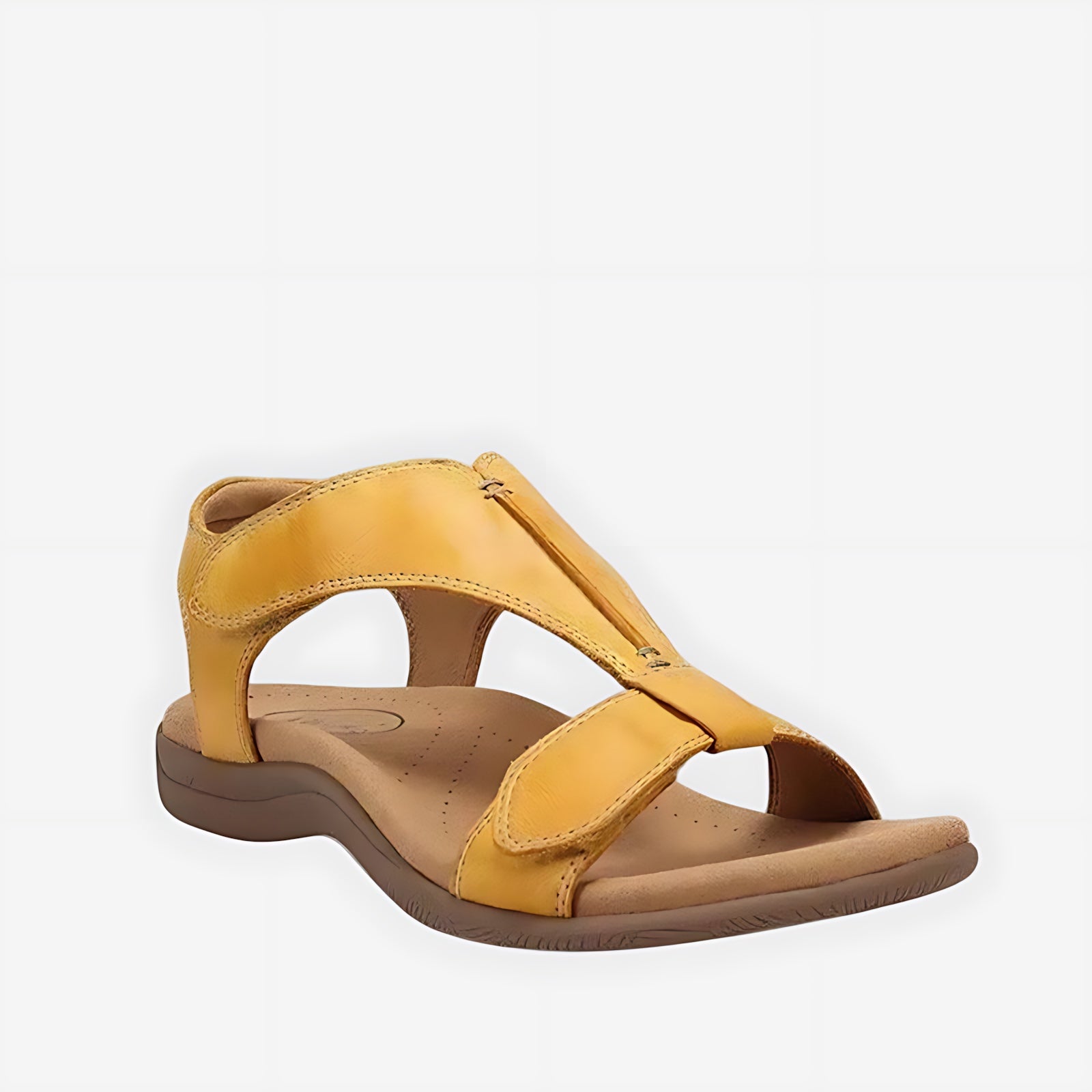 Isabella – T-Strap Cutout Flat Sandals