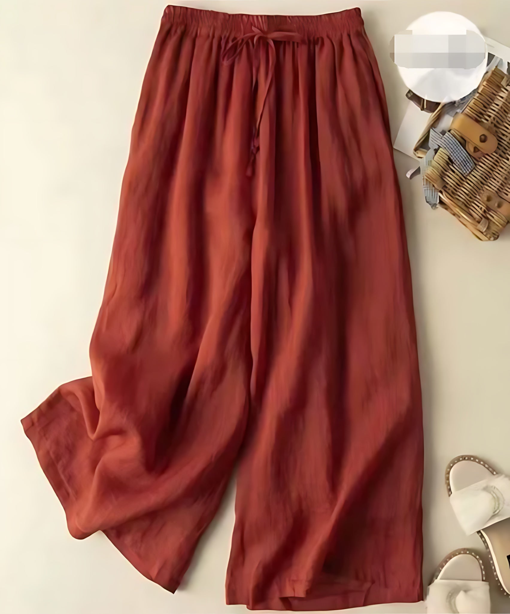 Isla – Cropped Wide Leg Culotte Pants