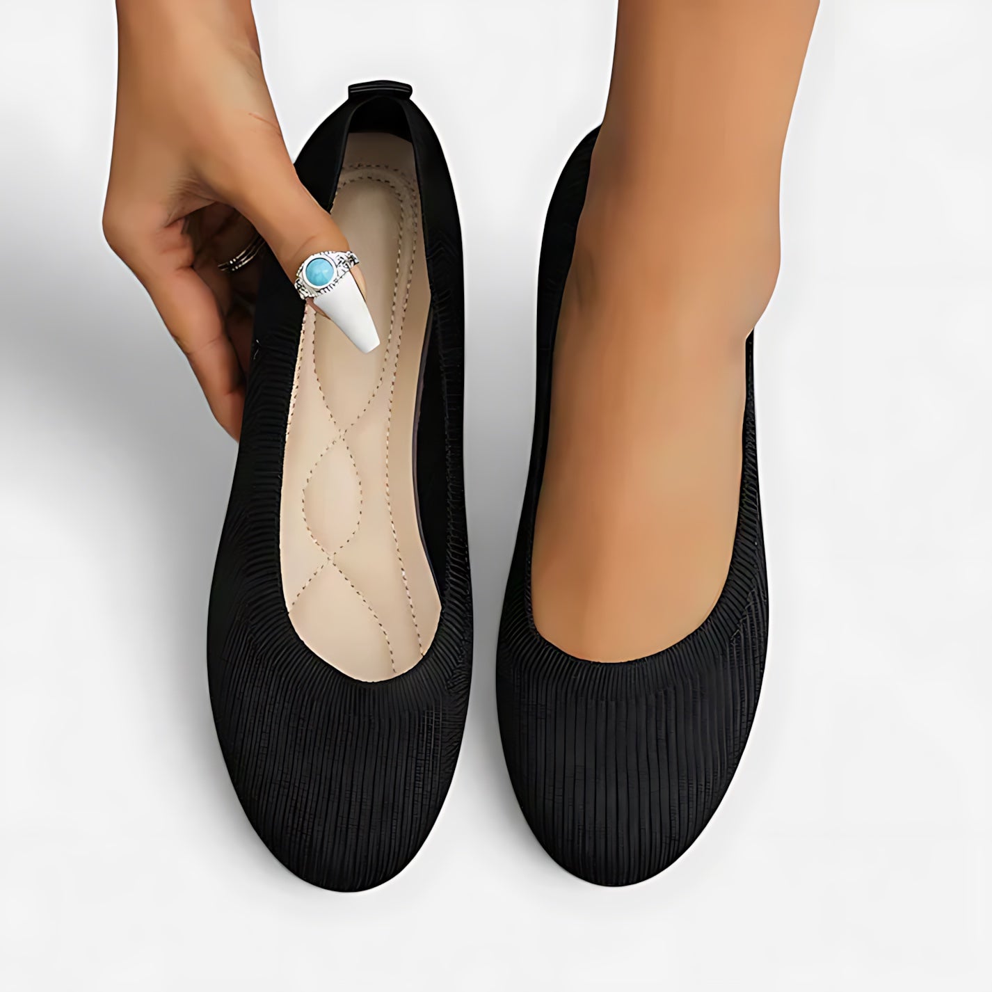 Juliette – Slip On Round Toe Ballet Flats