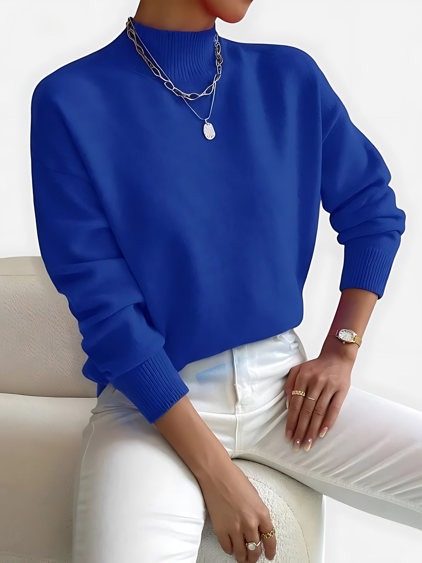 June – Crew Neck Knit Sweater
