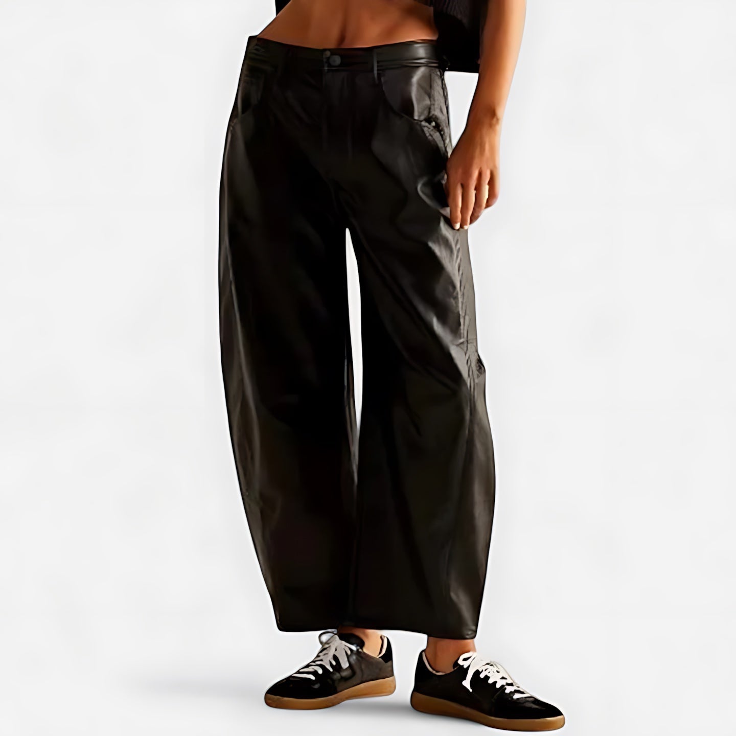 June – Denim Barrel Leg Jeans