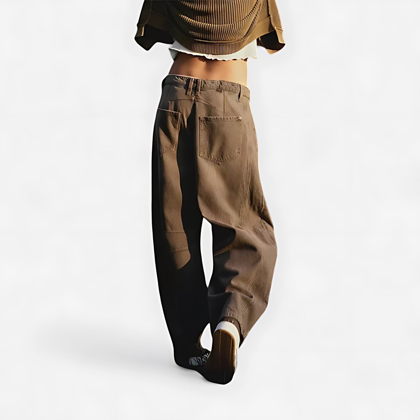 June – Denim Barrel Leg Jeans