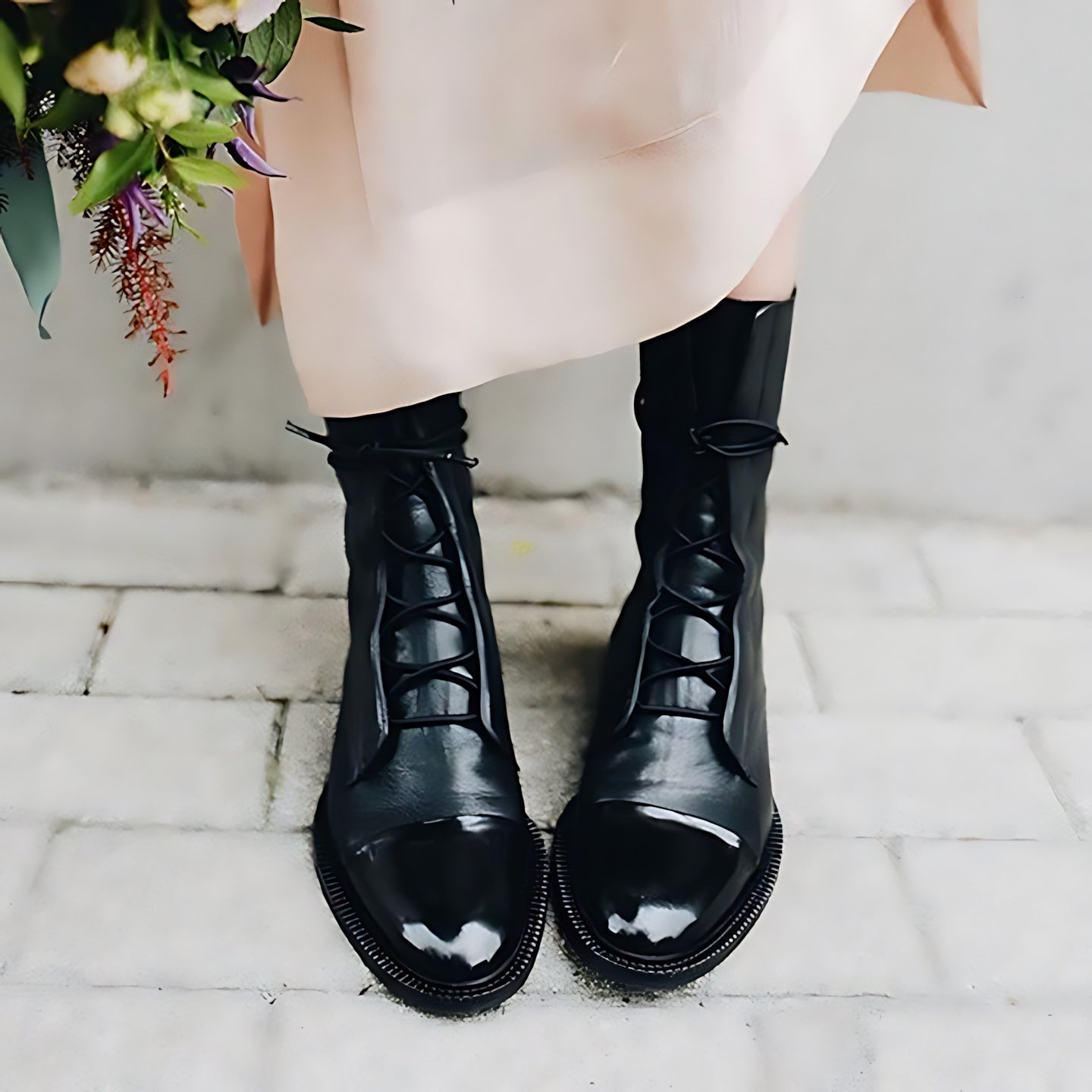 Kinsley – Leather Lace Up Ankle Boots