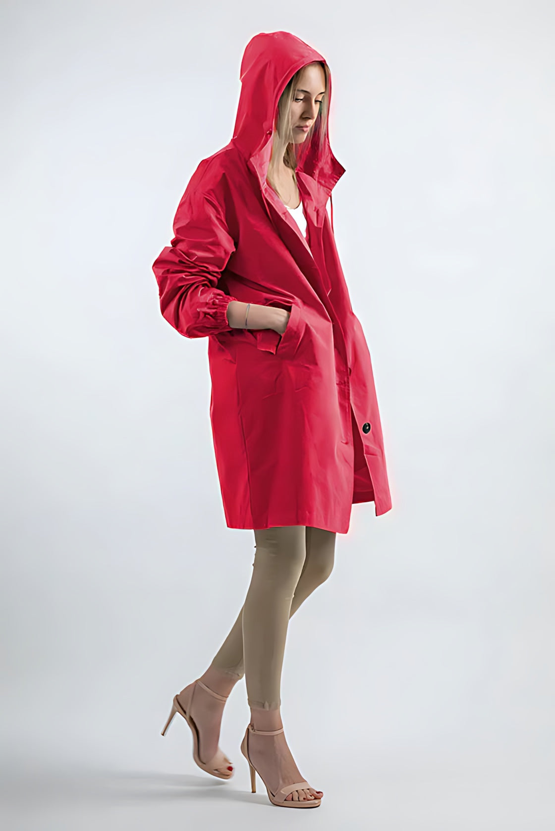 Kinsley – Oversized Longline Windbreaker Jacket