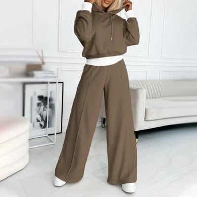 Magnolia – Cropped Hoodie And Wide Leg Sweatpants Set