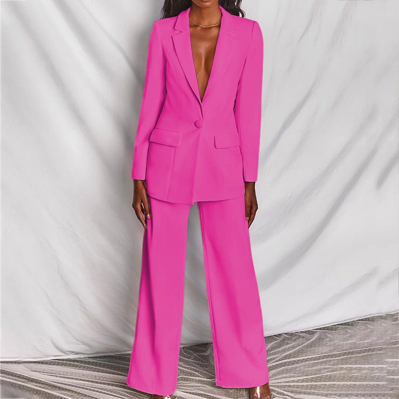 Scarlett – Oversized Blazer And Wide Leg Pants Suit Set