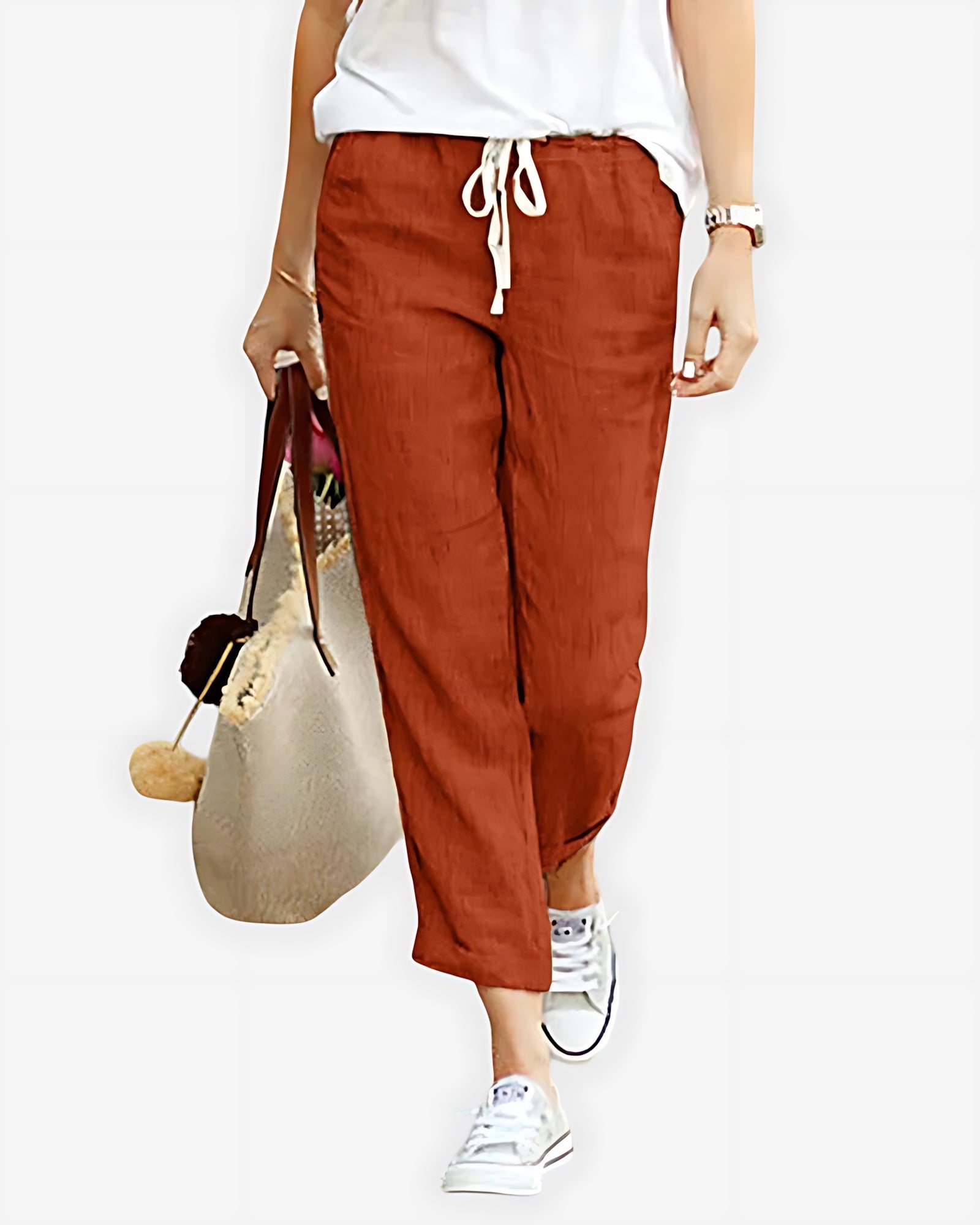 Lilah – Cropped Straight Leg Summer Pants